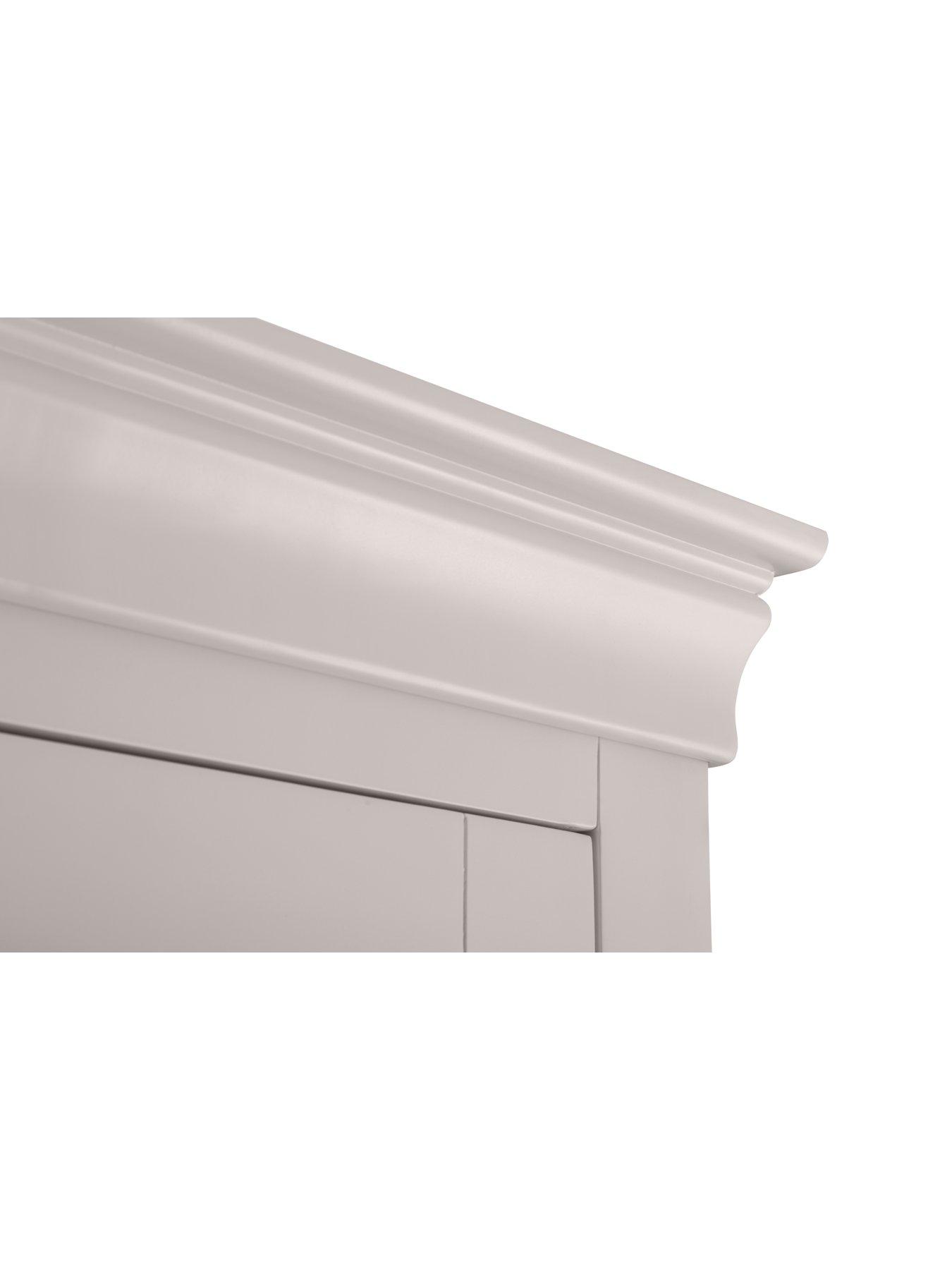  image of julian-bowen-clermont-2-door-1-drawer-wardrobe