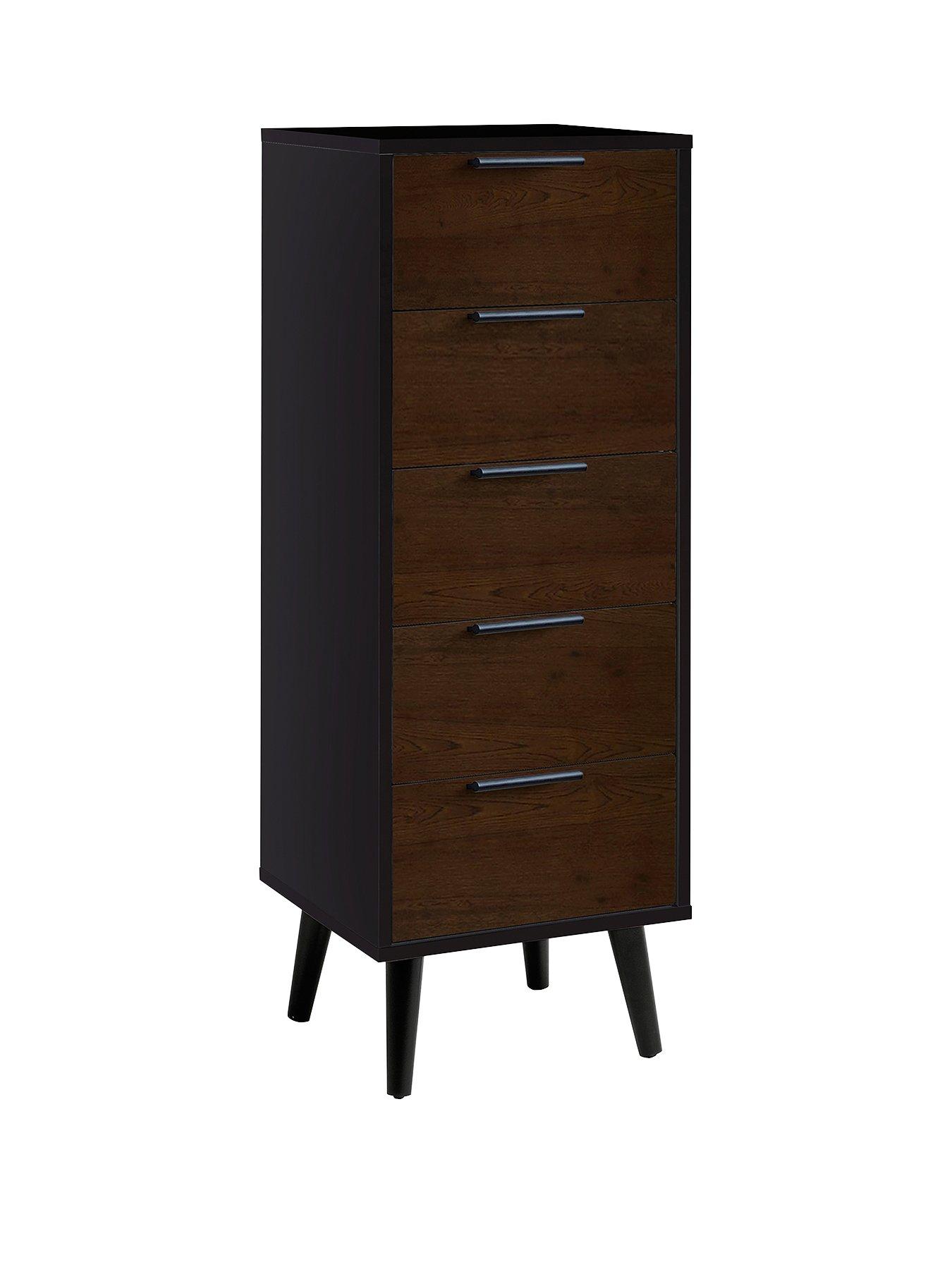 Julian Bowen Alba 5 Drawer Narrow Chest