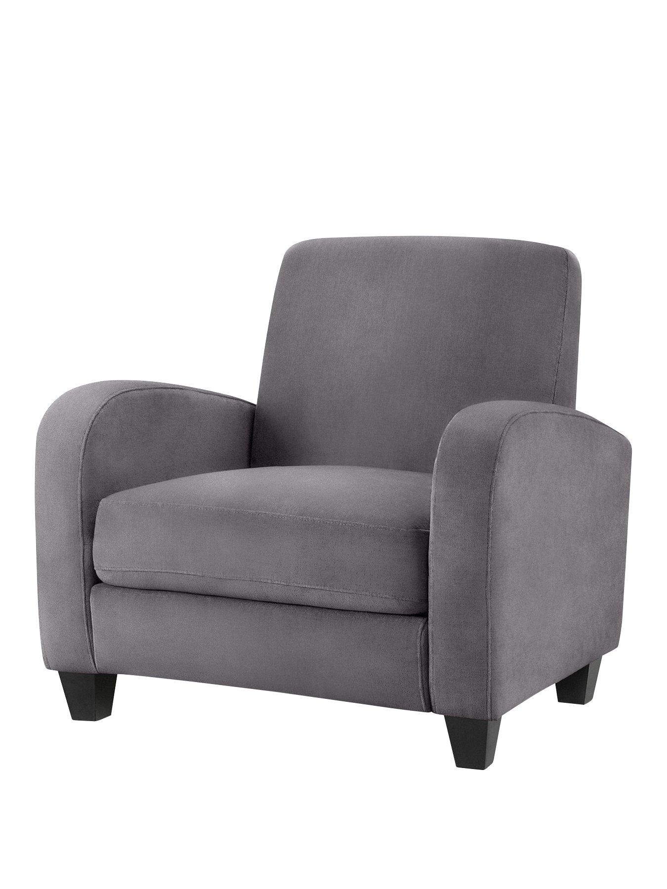 Julian Bowen Vivo Chair In Dusk Grey Chenille