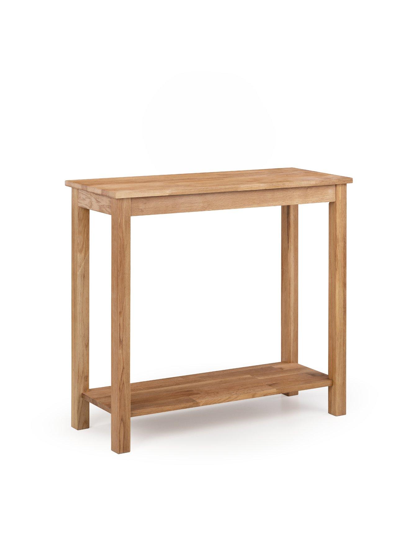  image of julian-bowen-coxmoor-solid-oaknbspconsole-table
