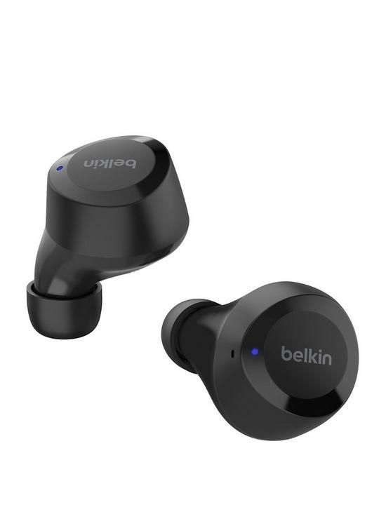 front image of belkin-soundform-bolt-wireless-earbuds