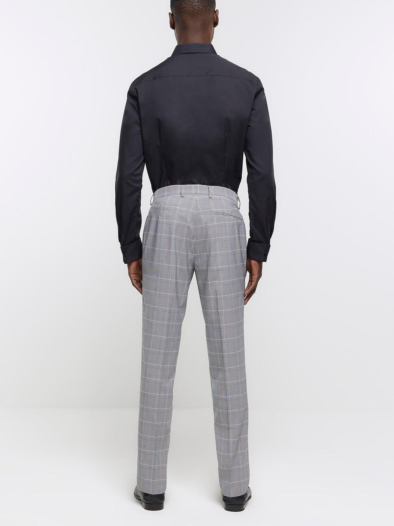 River island clearance checkered trousers