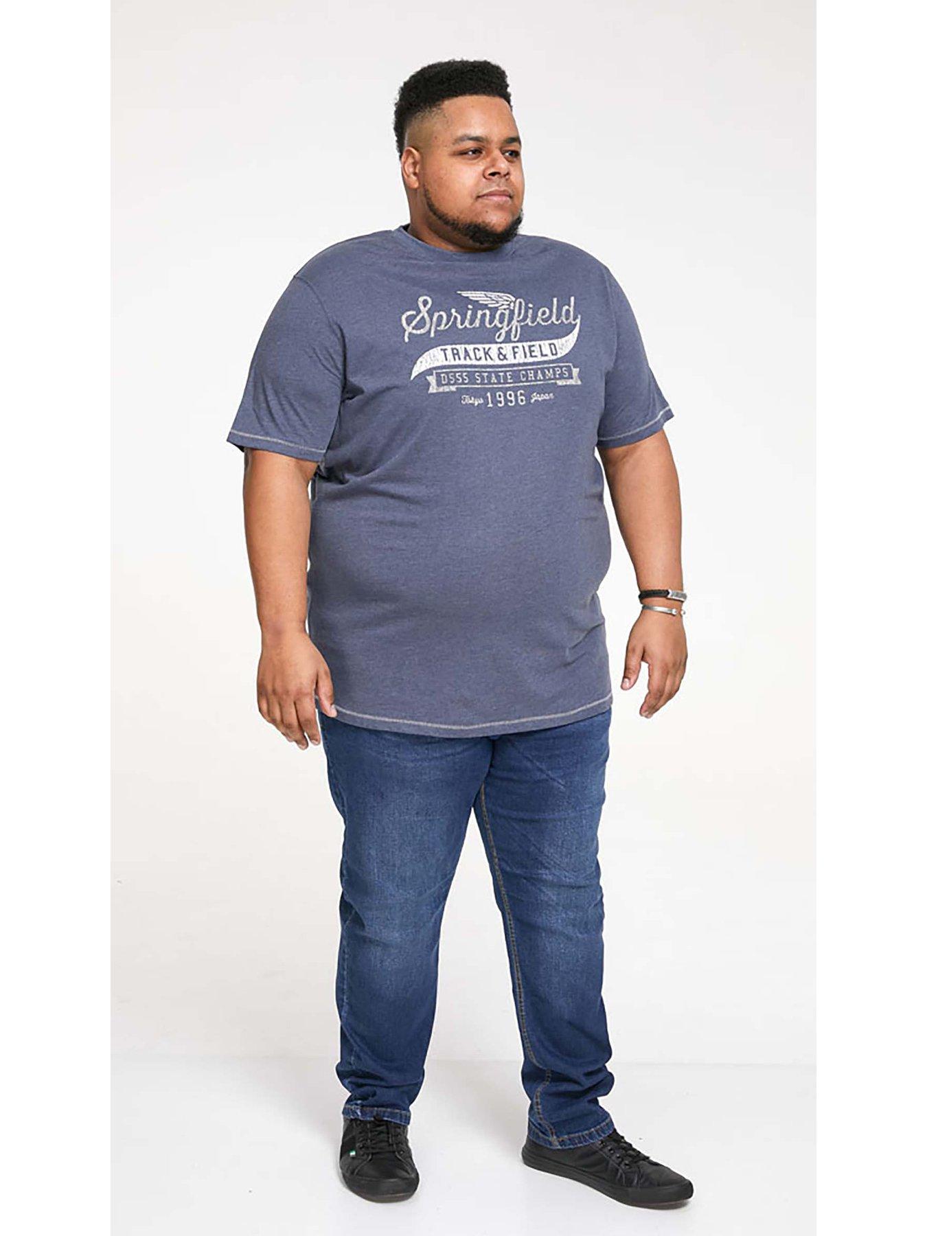  image of d555-springfield-print-t-shirt
