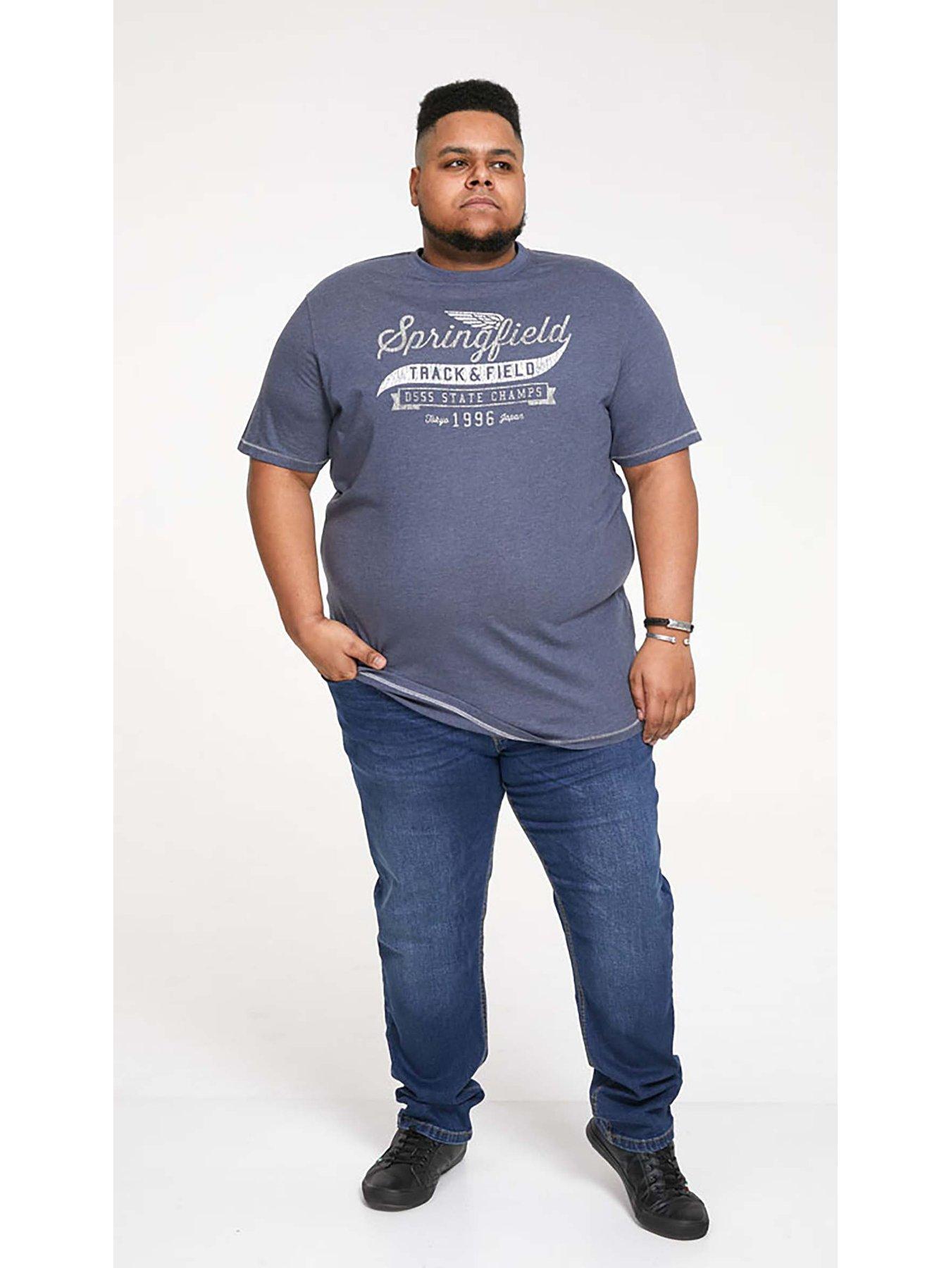  image of d555-springfield-print-t-shirt