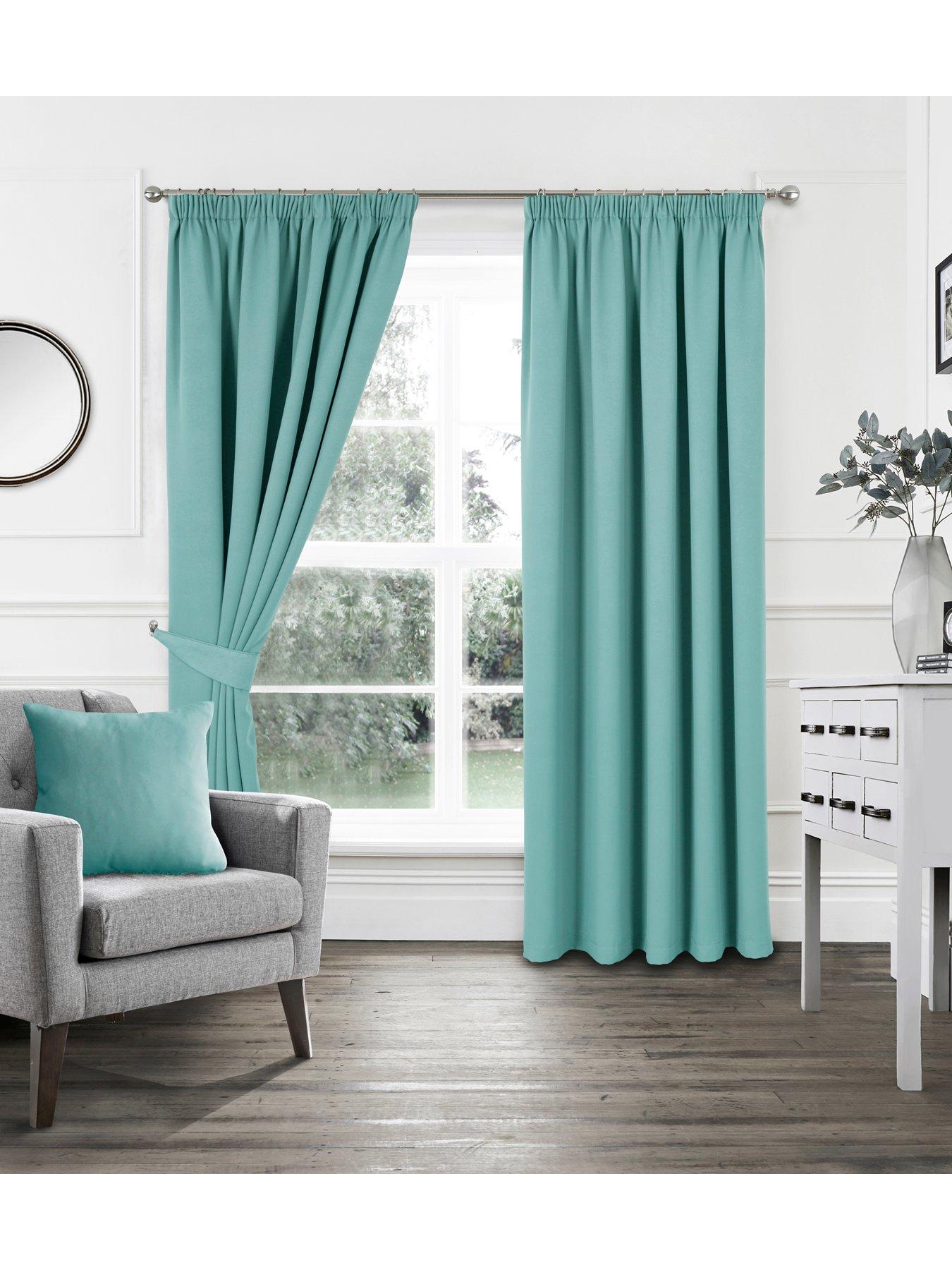 Woven Blackout Pleated Curtains 90X72 | littlewoods.com