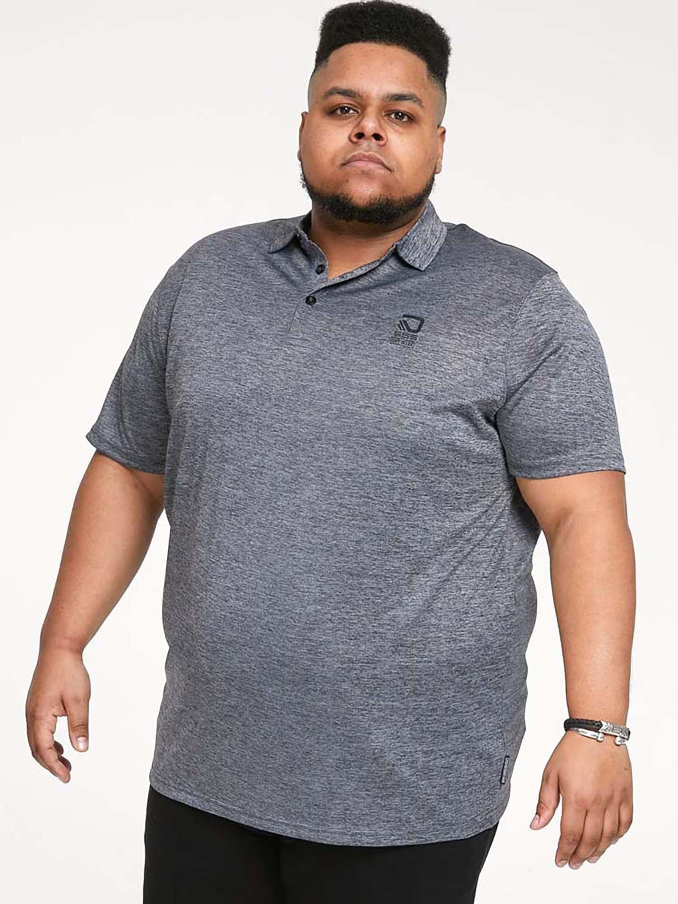 d555-dry-wear-open-cuff-polo-shirt-grey