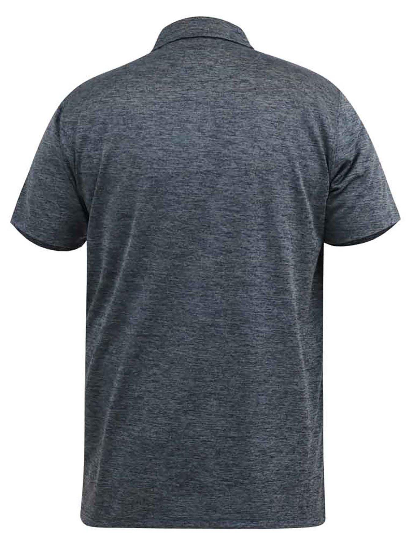 Image 2 of 5 of D555 Dry Wear Open Cuff Polo Shirt - Grey