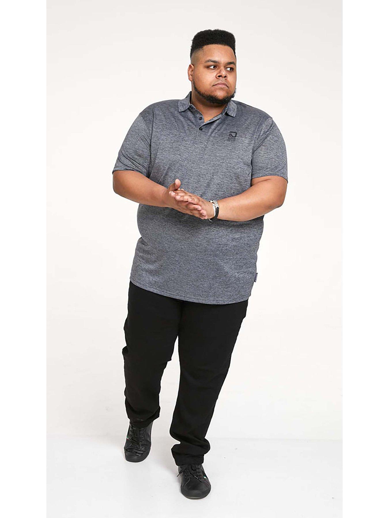 Image 3 of 5 of D555 Dry Wear Open Cuff Polo Shirt - Grey