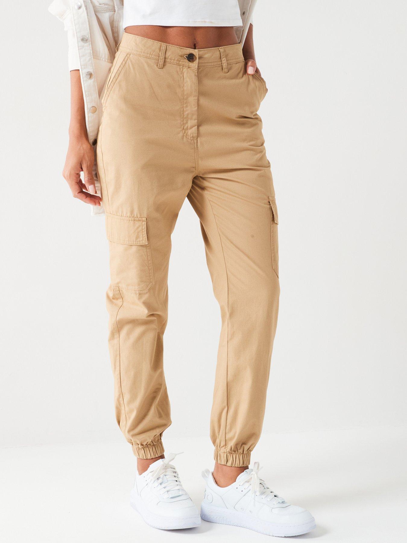 Image 1 of 6 of Everyday Cotton Cargo Jogger - Beige