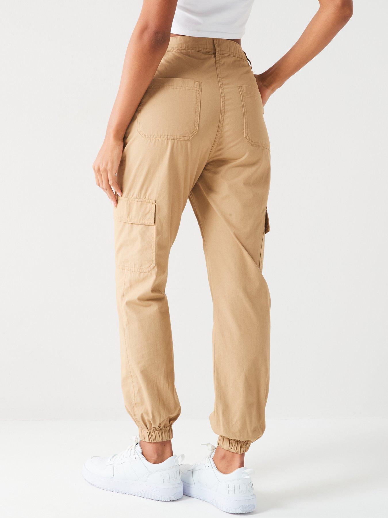 Image 2 of 6 of Everyday Cotton Cargo Jogger - Beige