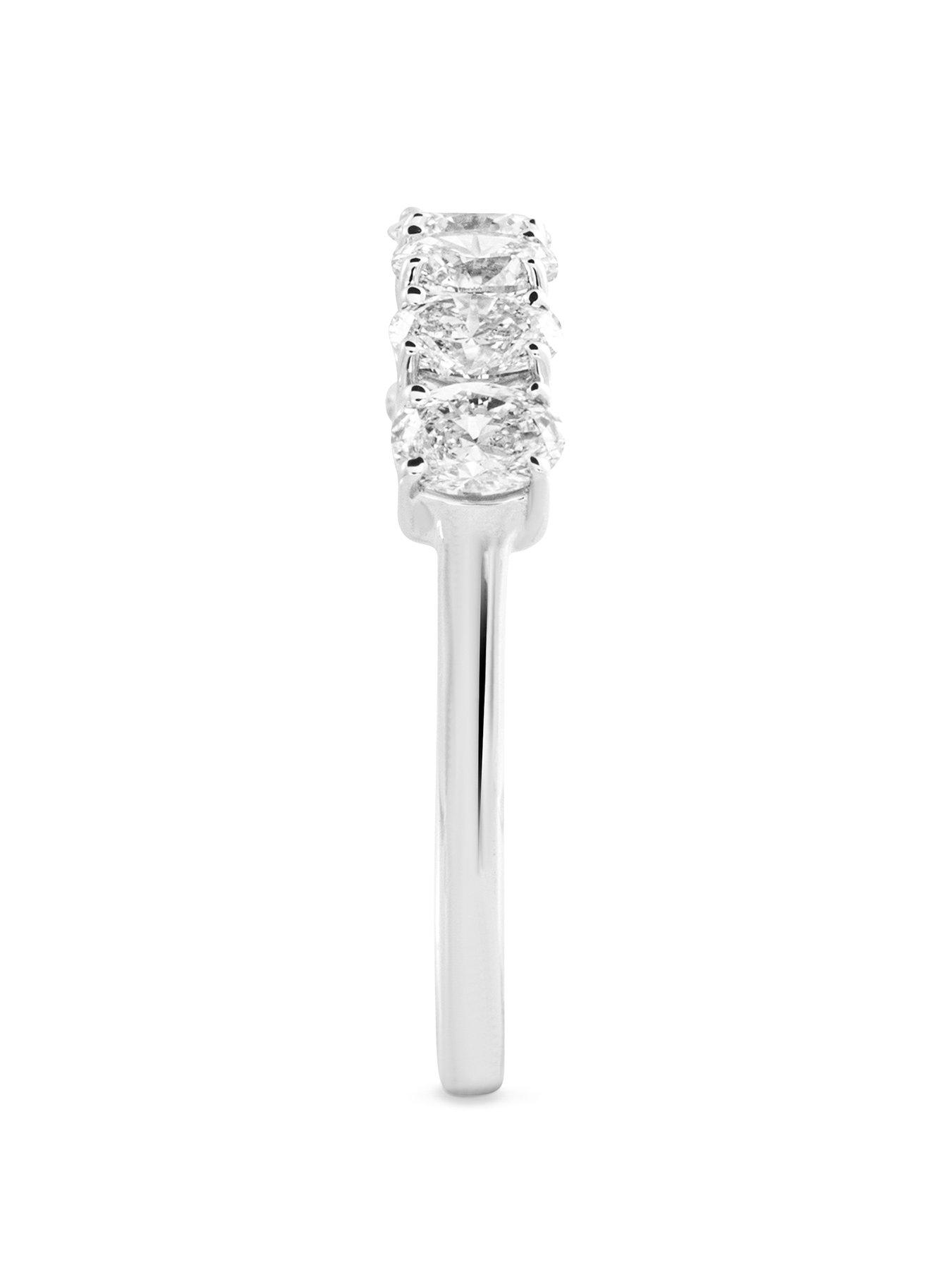  image of love-diamond-thea-9ct-white-gold-lab-grownnbspeternity-100ct-g-vs-diamond-ring