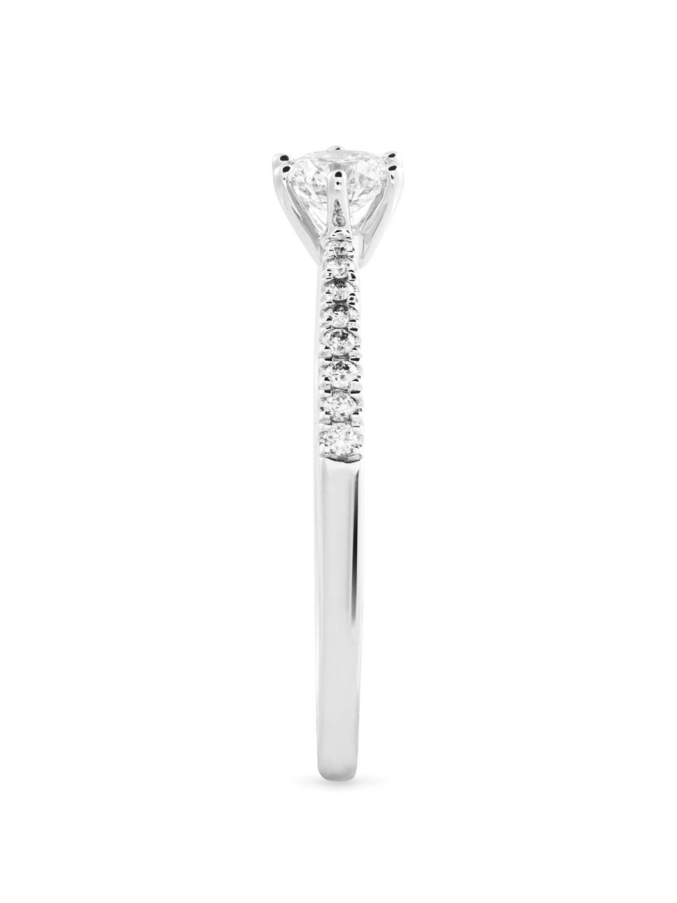  image of love-diamond-rhea-9ct-white-gold-lab-grown-033ct-g-vs-diamond-ring