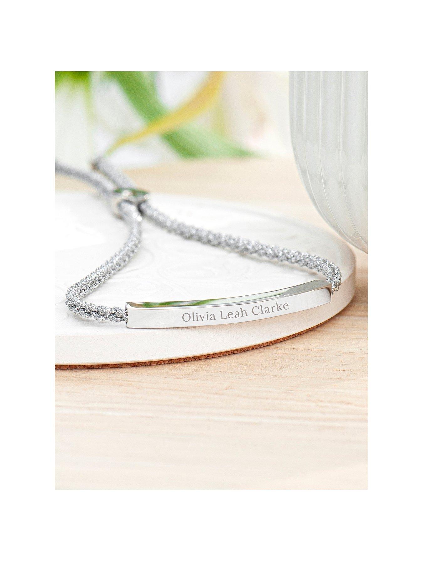 Image 1 of 5 of Treat Republic Personalised Silver Identity Rope Bracelet