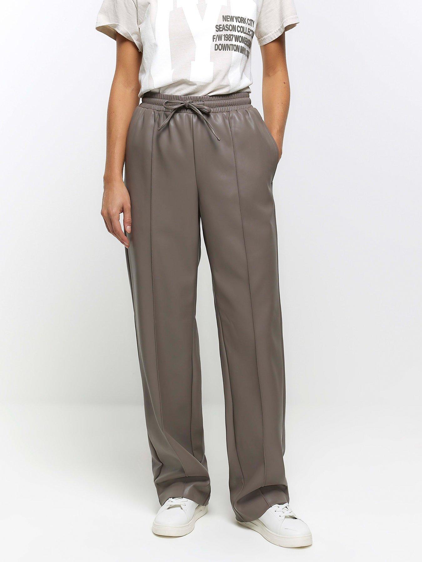 River Island utility peg pants in khaki