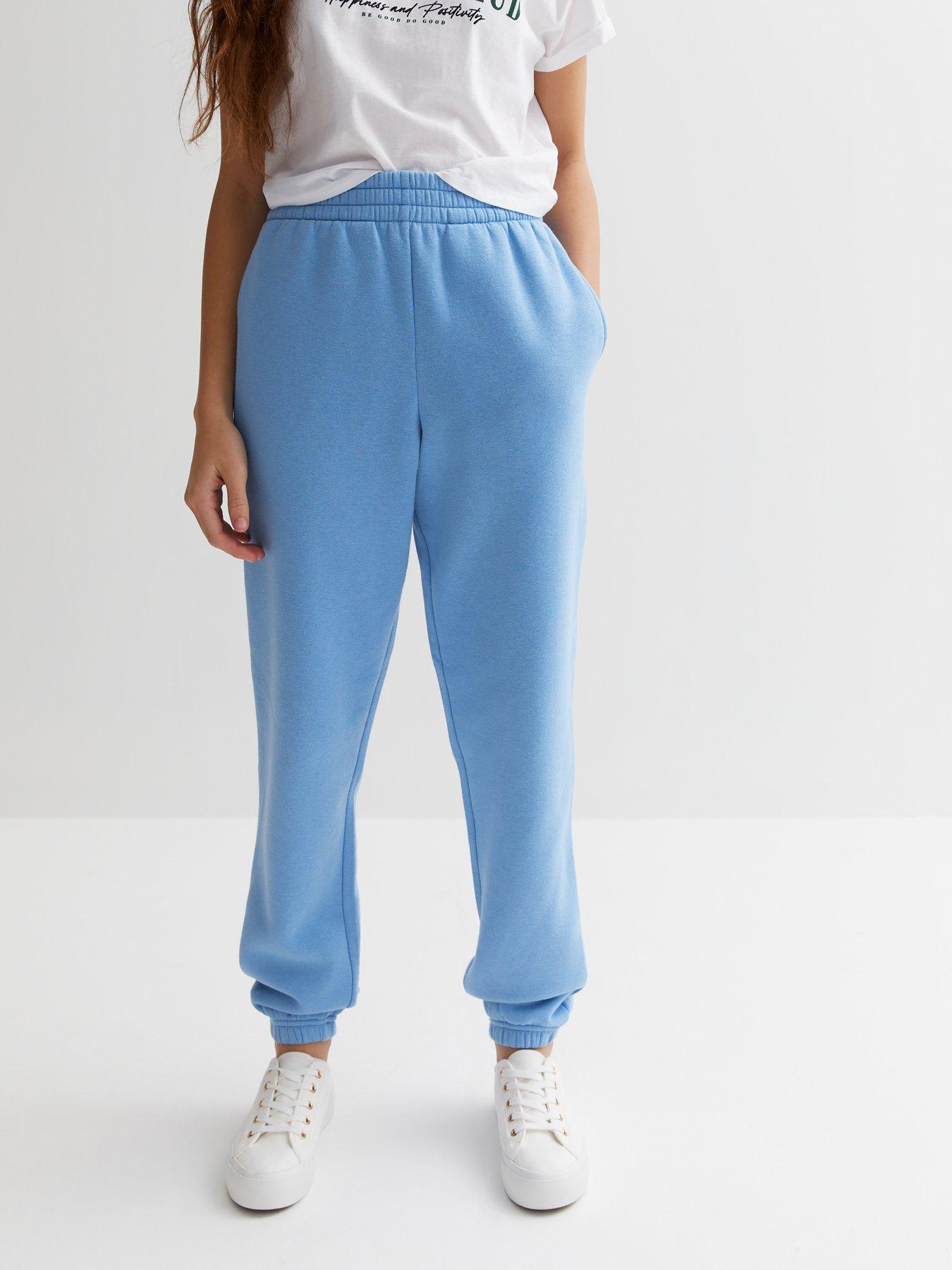 Blue joggers online girls