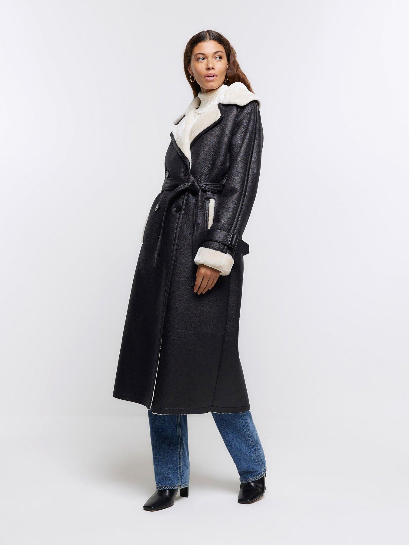 River island shearling outlet
