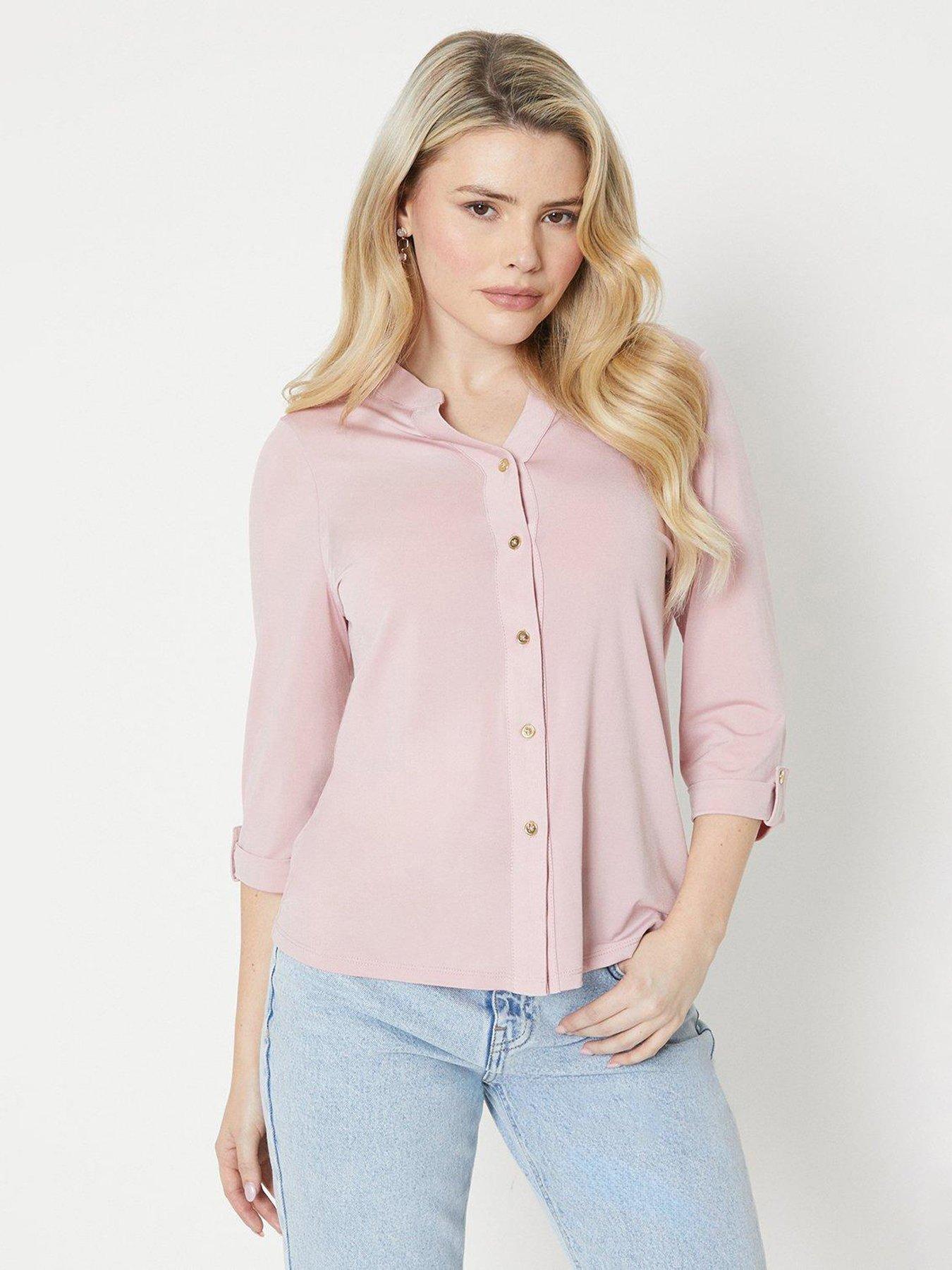 dorothy perkins pink shirt