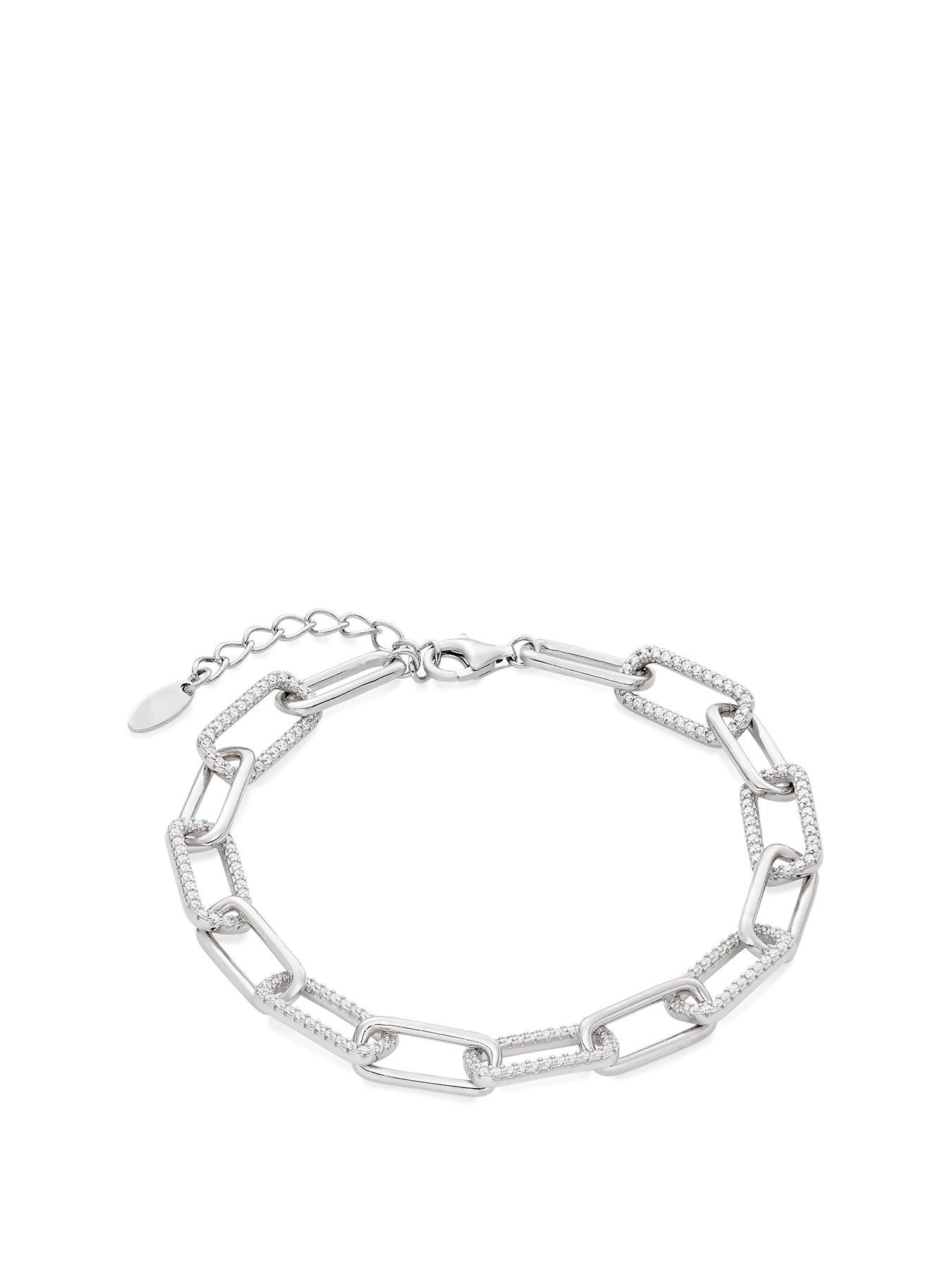 Beaverbrooks silver sparkle on sale bracelet