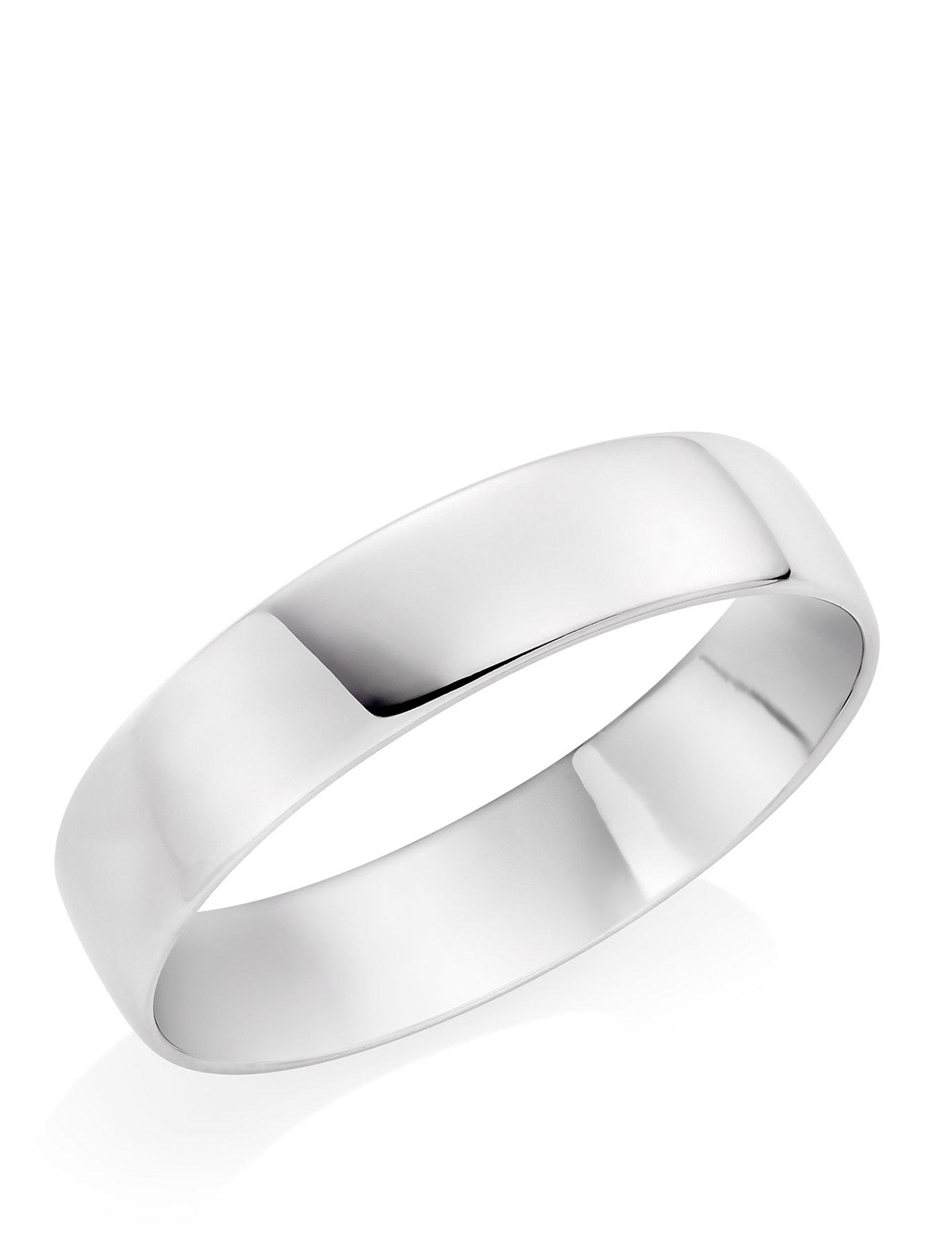 Beaverbrooks Platinum Men's Wedding Ring