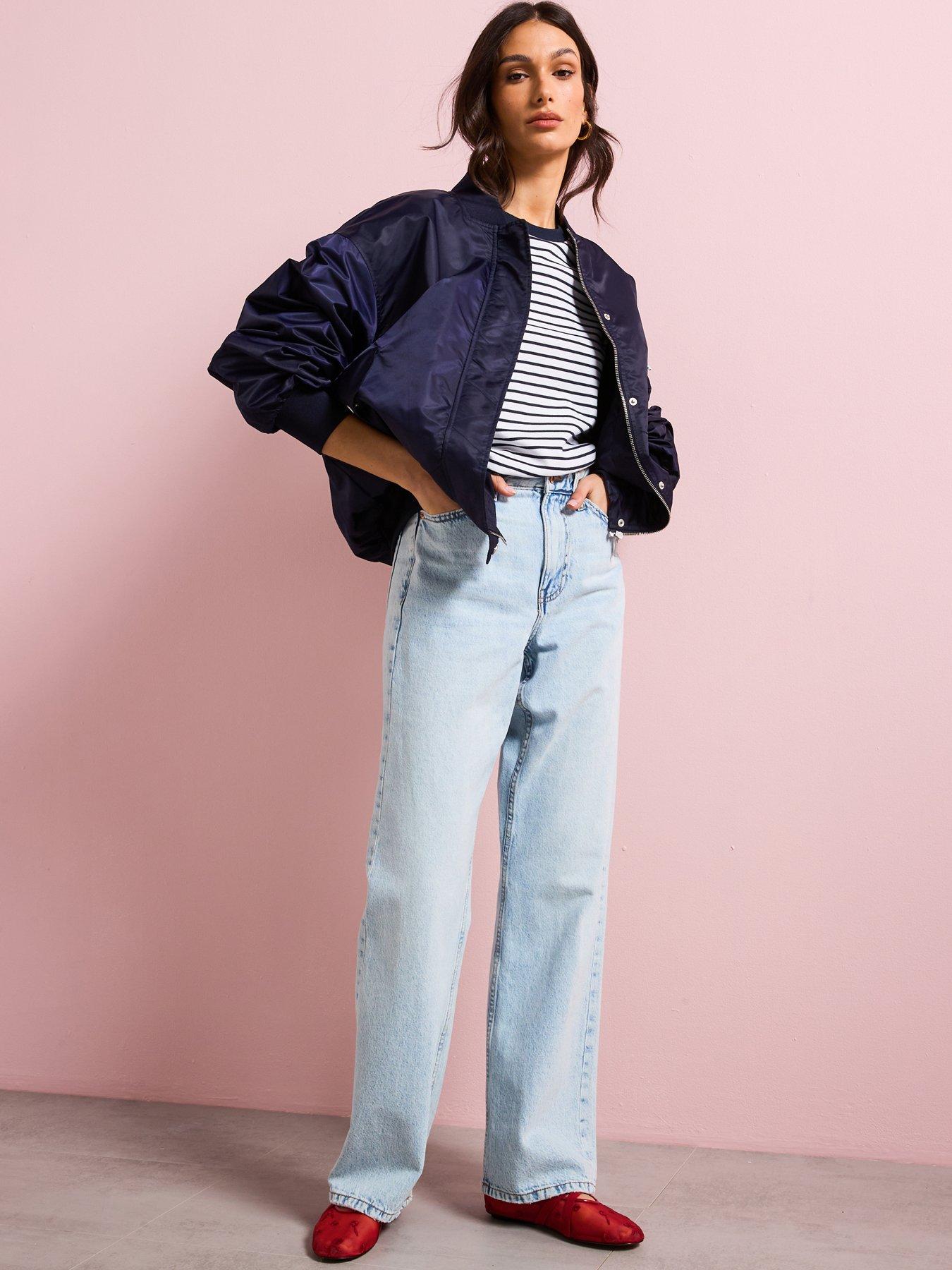  image of only-bonita-bomber-jacket-navy