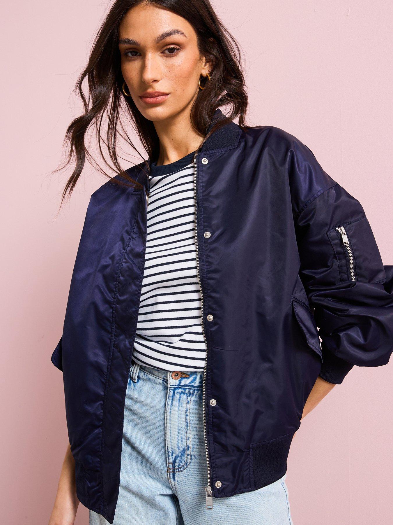  image of only-bonita-bomber-jacket-navy
