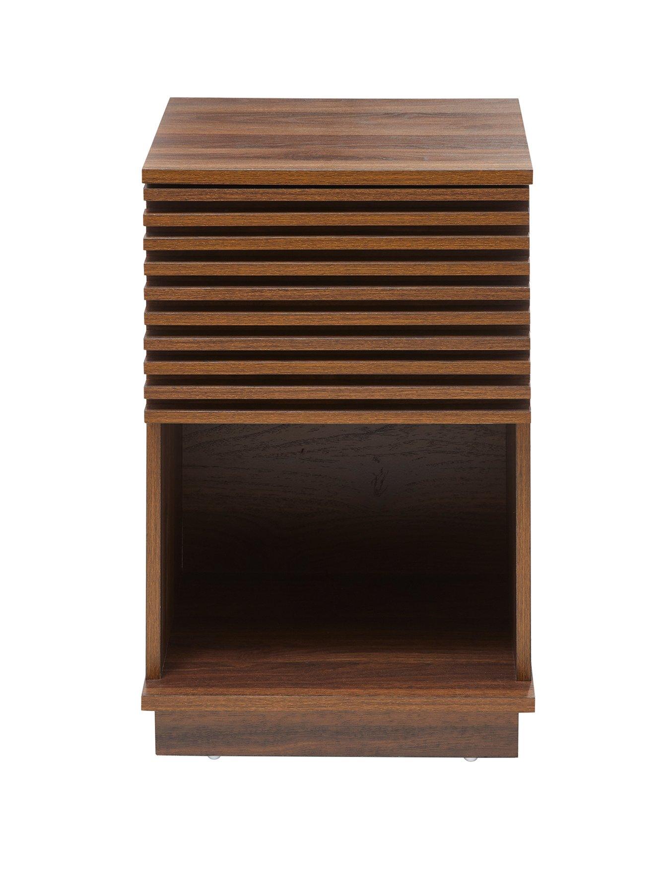 Lloyd Pascal Vera Walnut Side Table Walnut