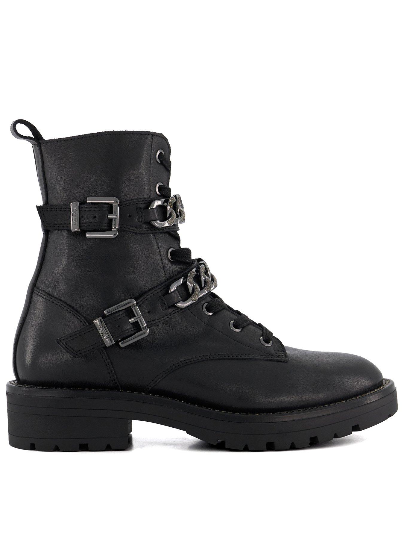 Dune black hot sale pontoon boots