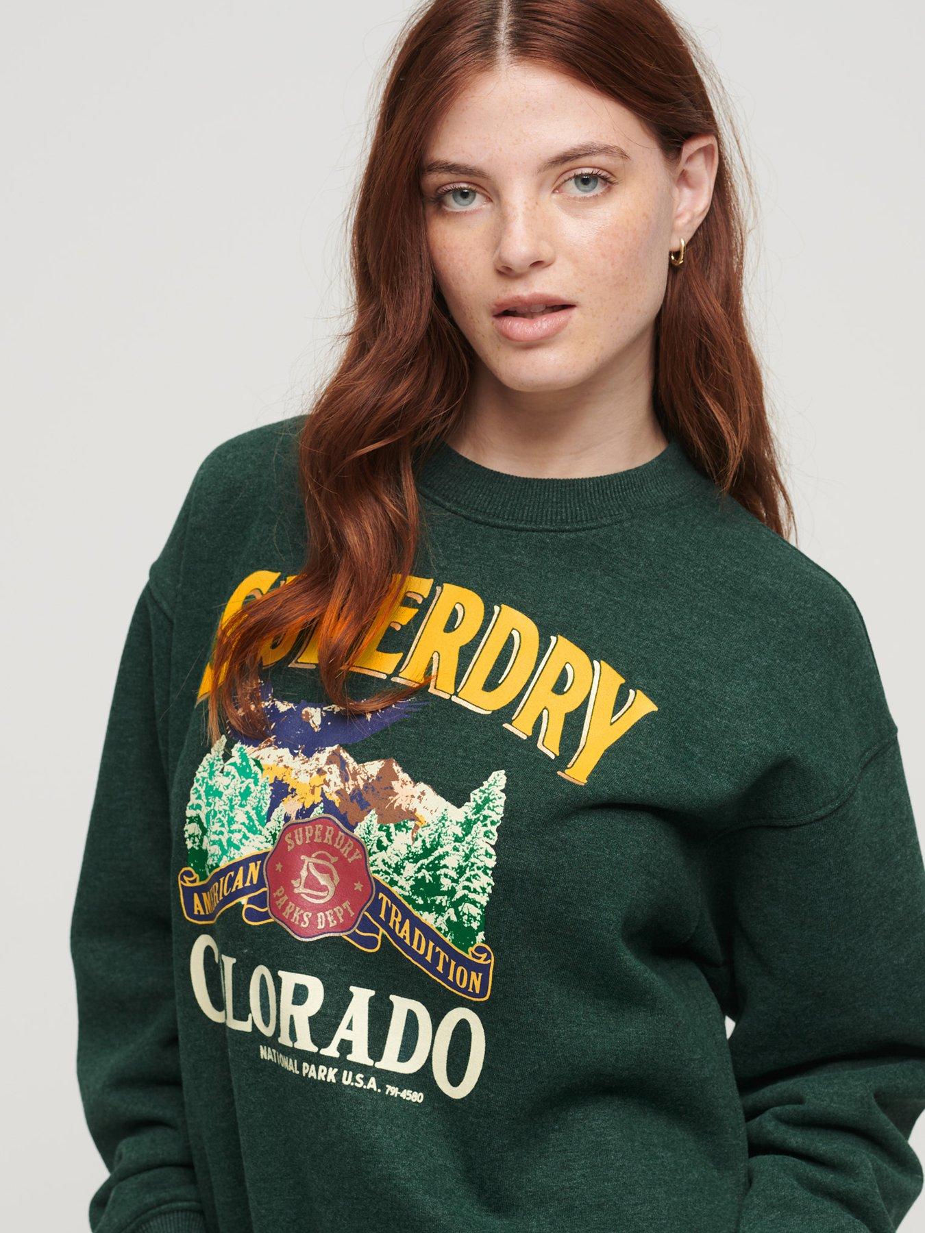 Superdry cheap green sweatshirt