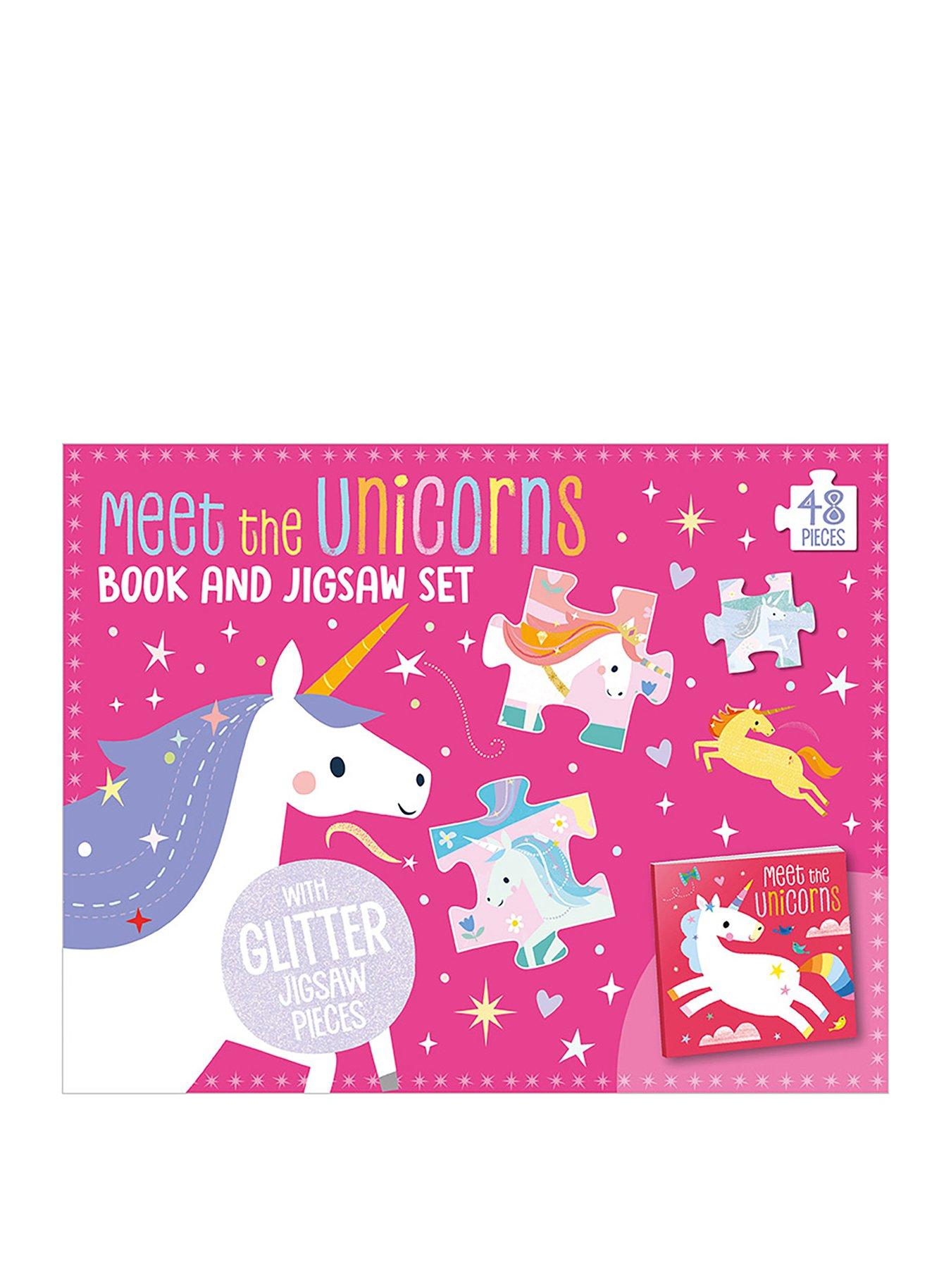 undefined Meet the Unicorns - Touch and Play Jigsaw and Book