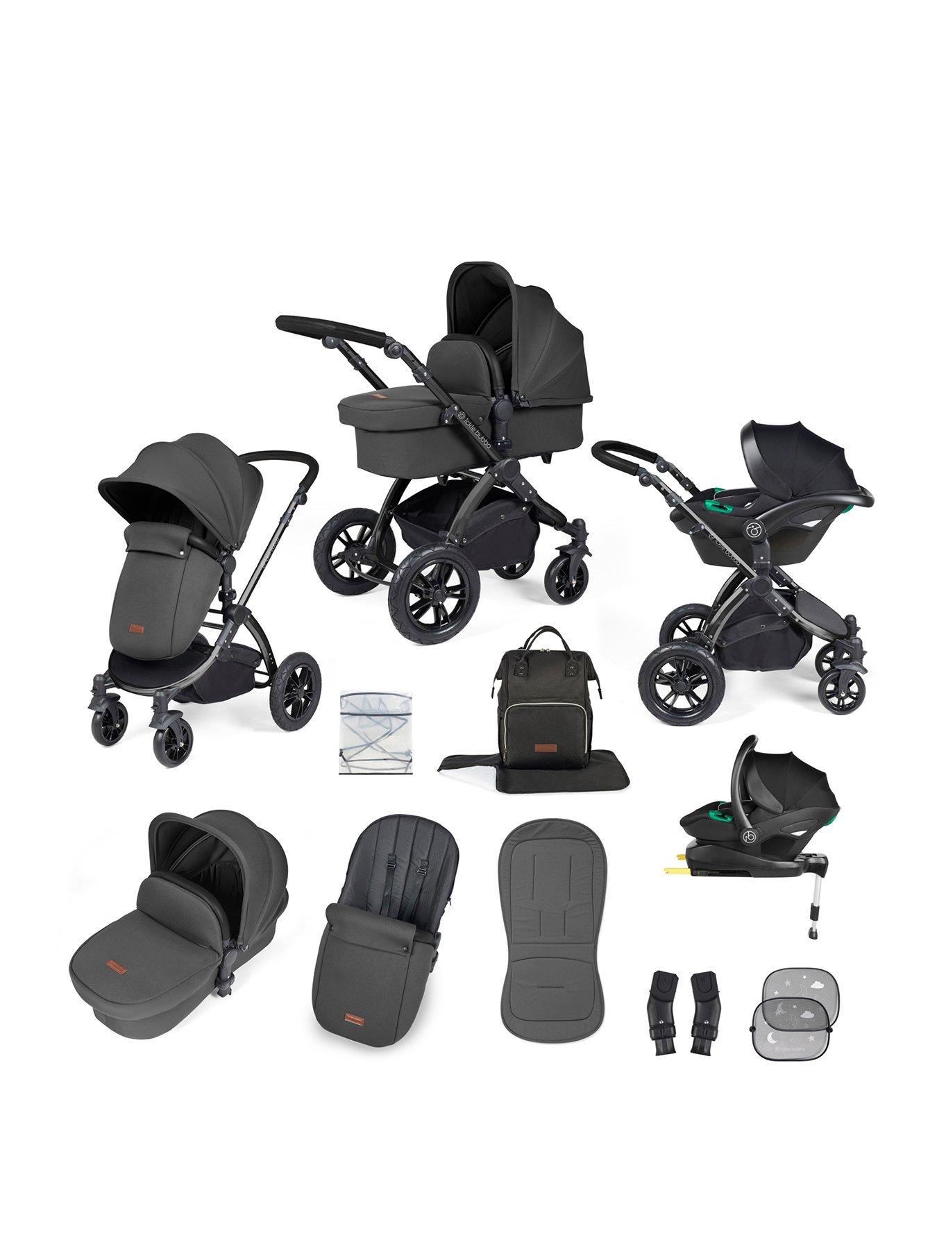 undefined Stomp Luxe All-in-One I-Size Travel System With Isofix Base (Stratus)
