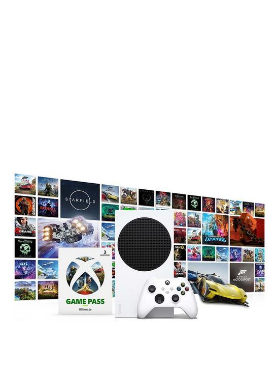 front image of xbox-series-s-starter-bundle--nbspconsole-3-month-game-pass-ultimate
