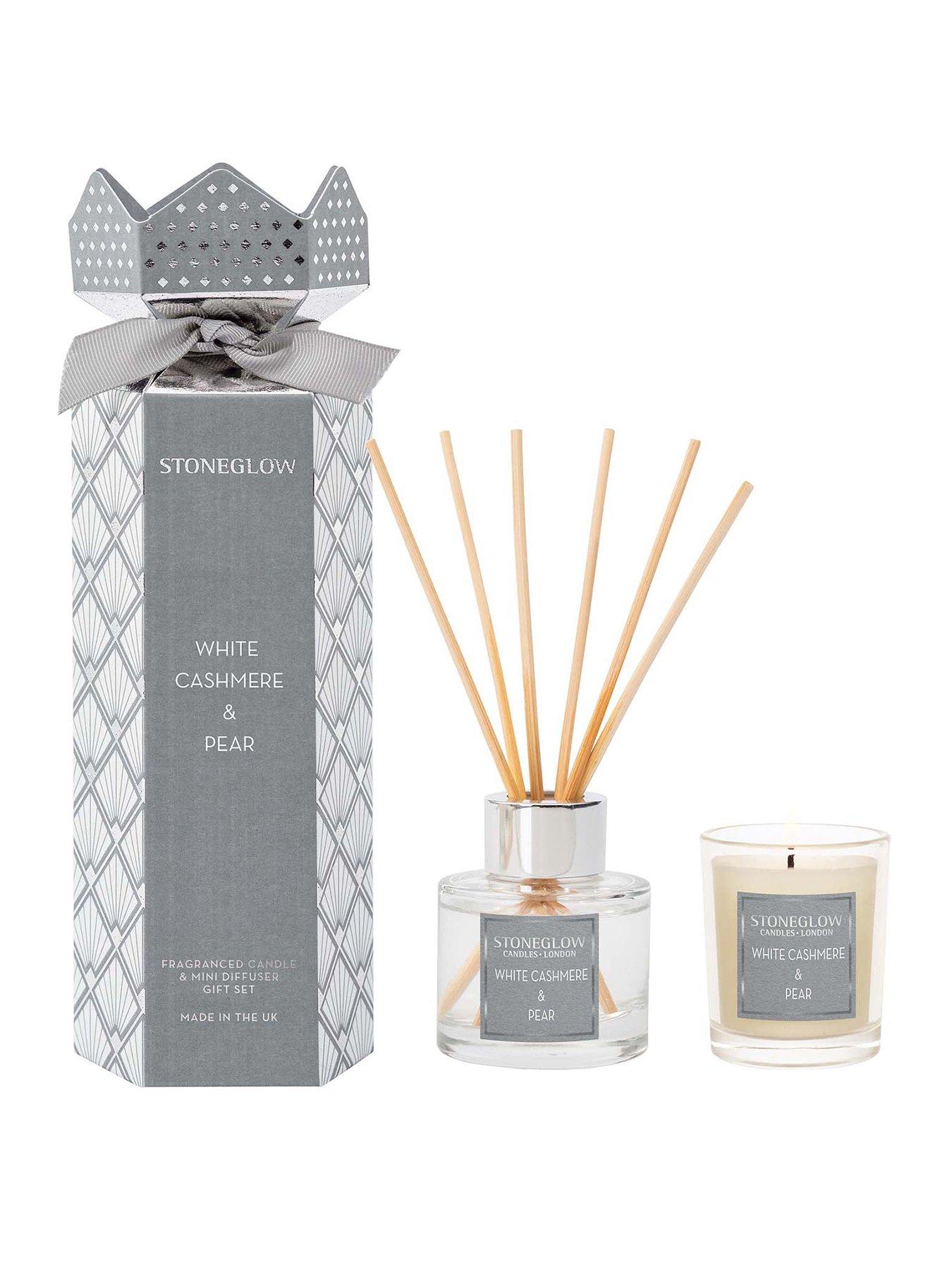 Stoneglow Seasonal Collection Reed Diffuser and Votive Candle Gift Set