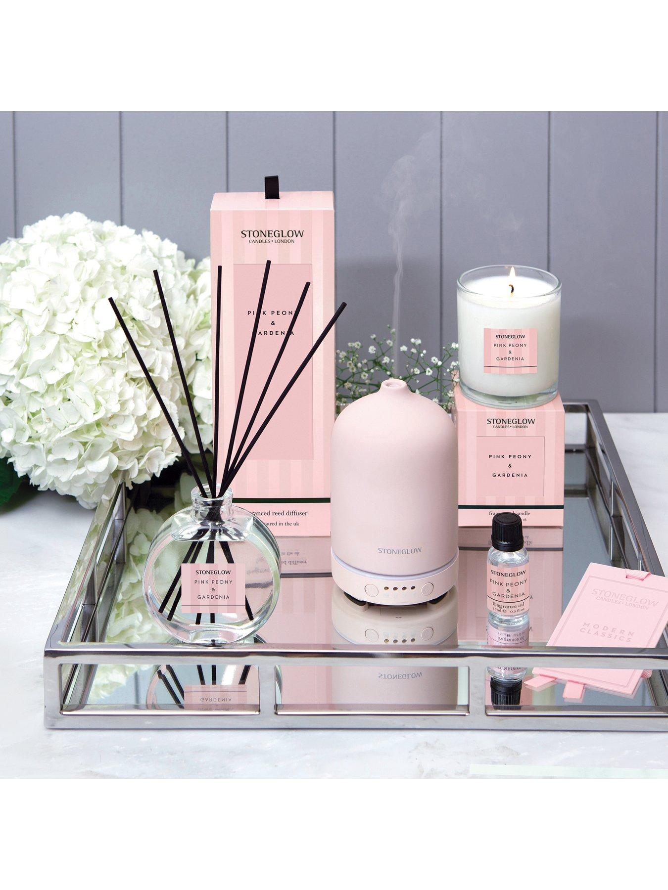  image of stoneglow-modern-classics-tumbler-candle-ndash-pink-peony-and-gardenia