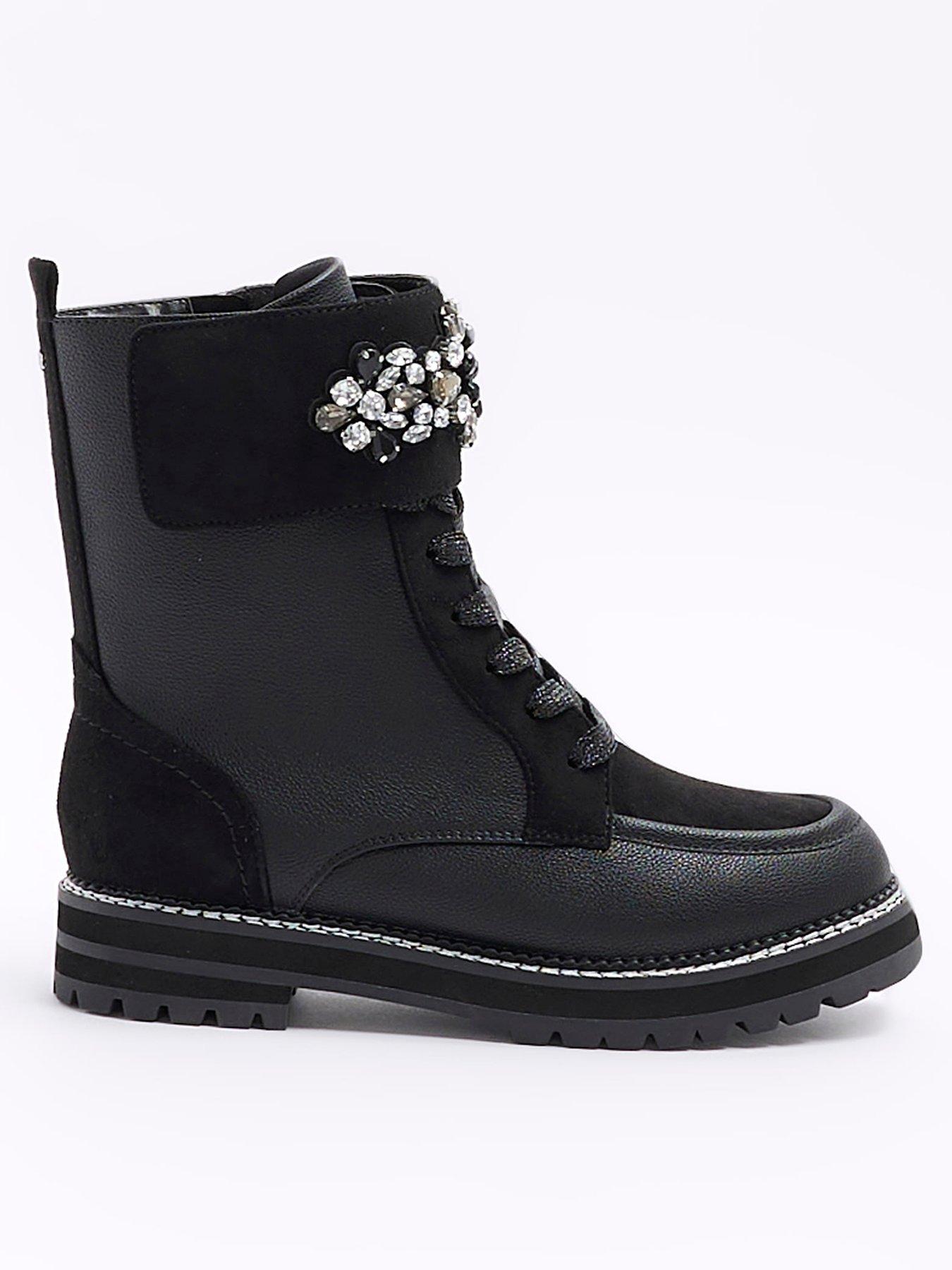 River island lace up on sale boots