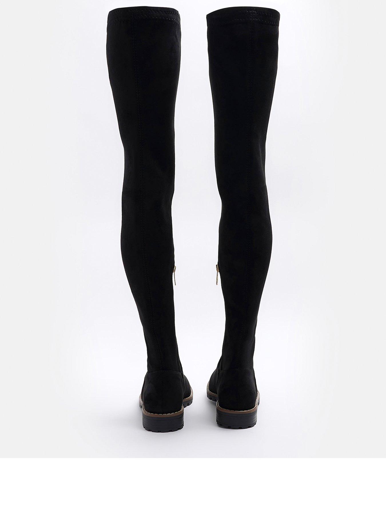 River island thigh high boots clearance