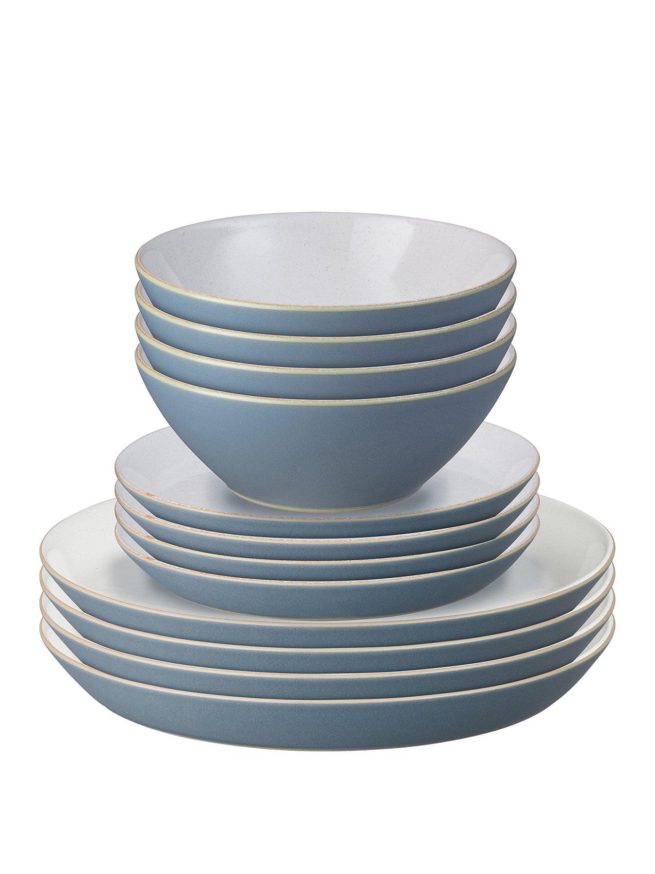 undefined Impression 12-Piece Tableware Set in Blue