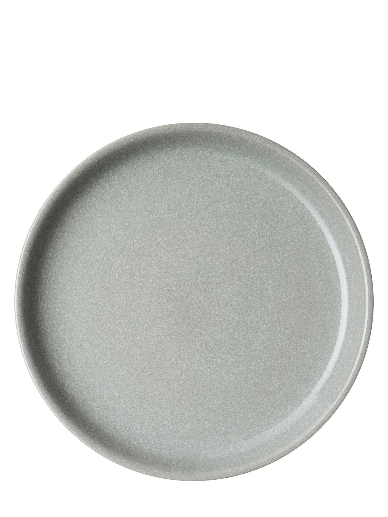  image of denby-elements-12-piece-coupe-dinner-service-set-ndash-light-grey