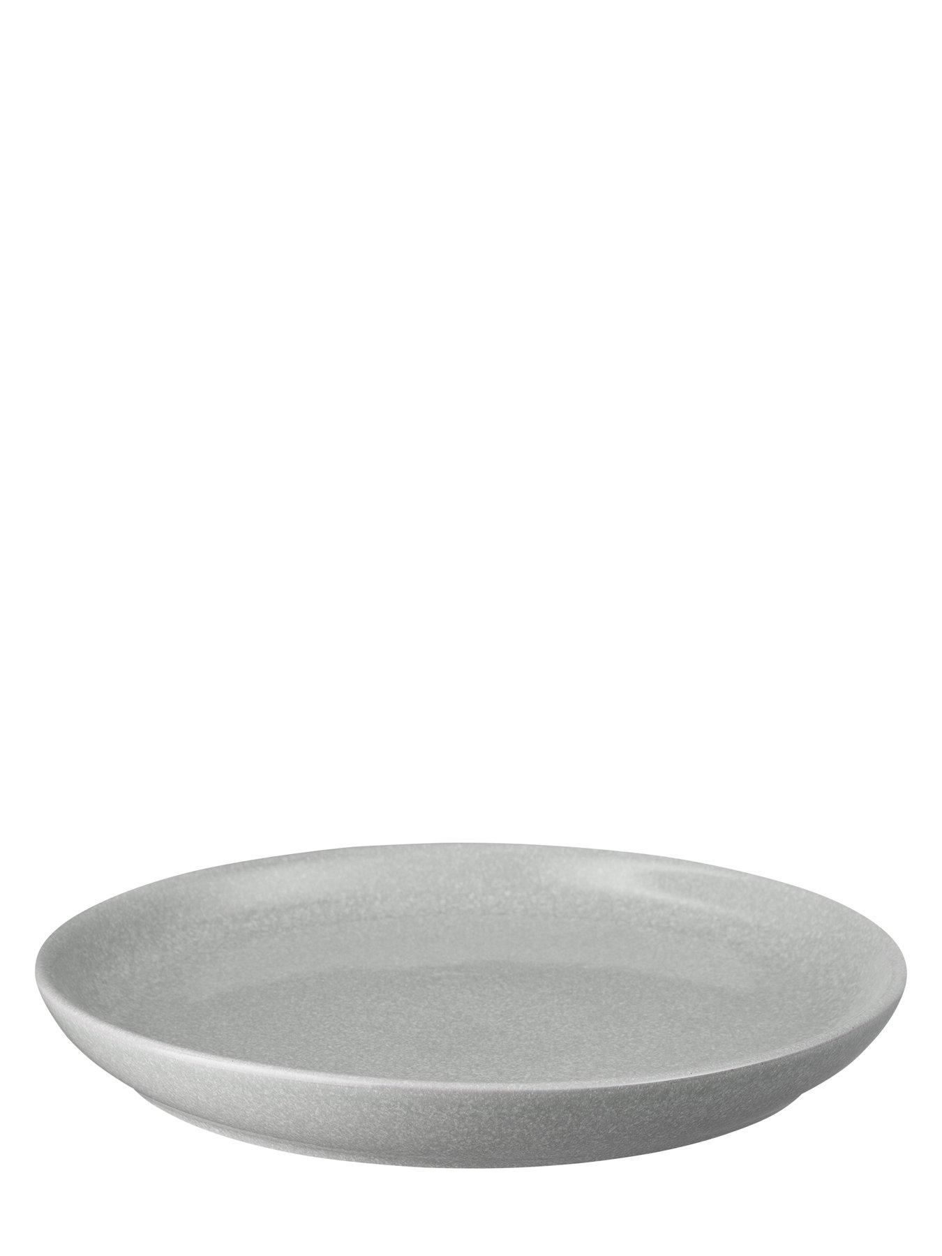  image of denby-elements-12-piece-coupe-dinner-service-set-ndash-light-grey