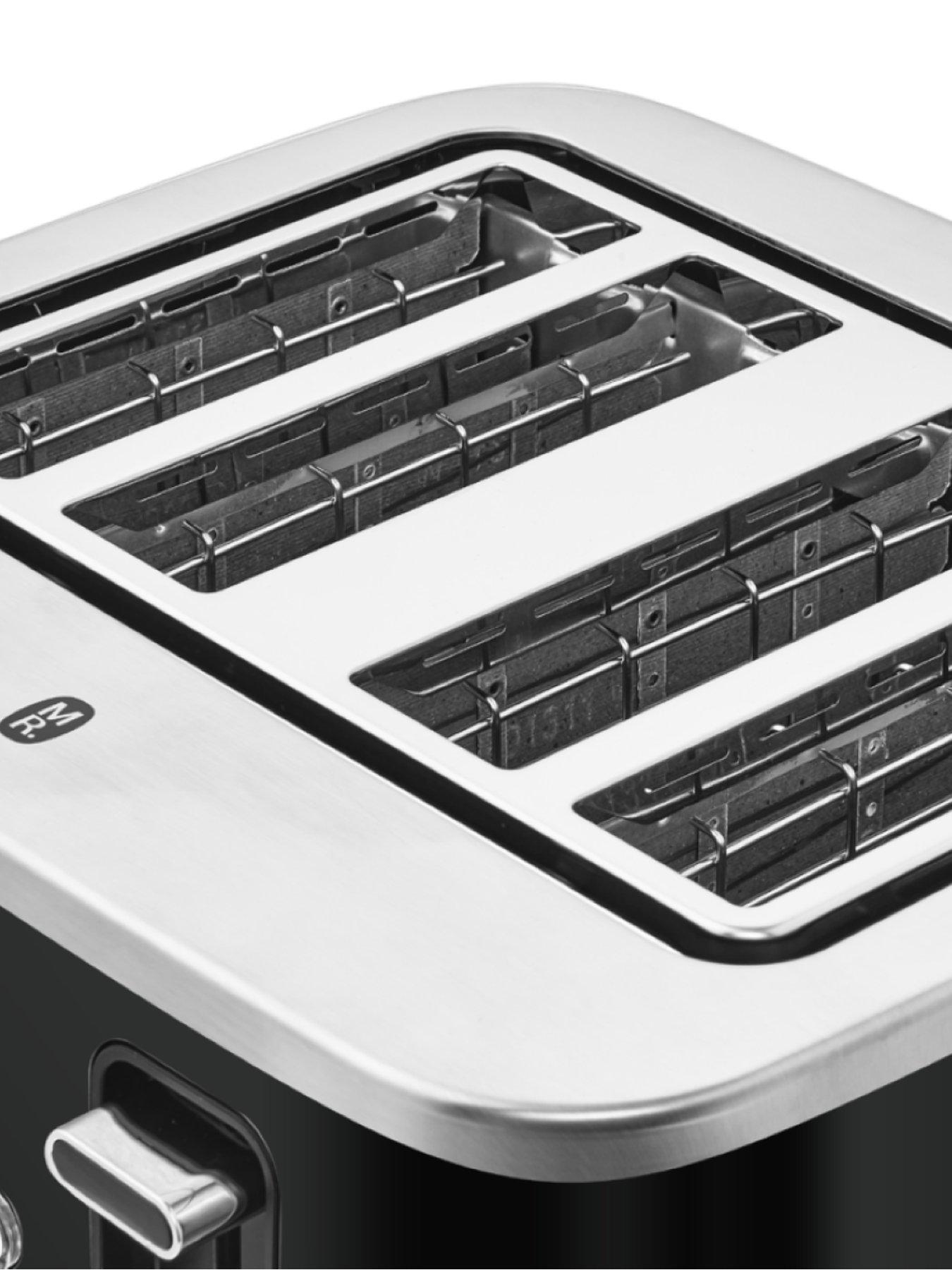  image of morphy-richards-motive-black-4-slice-toaster--nbsp242801