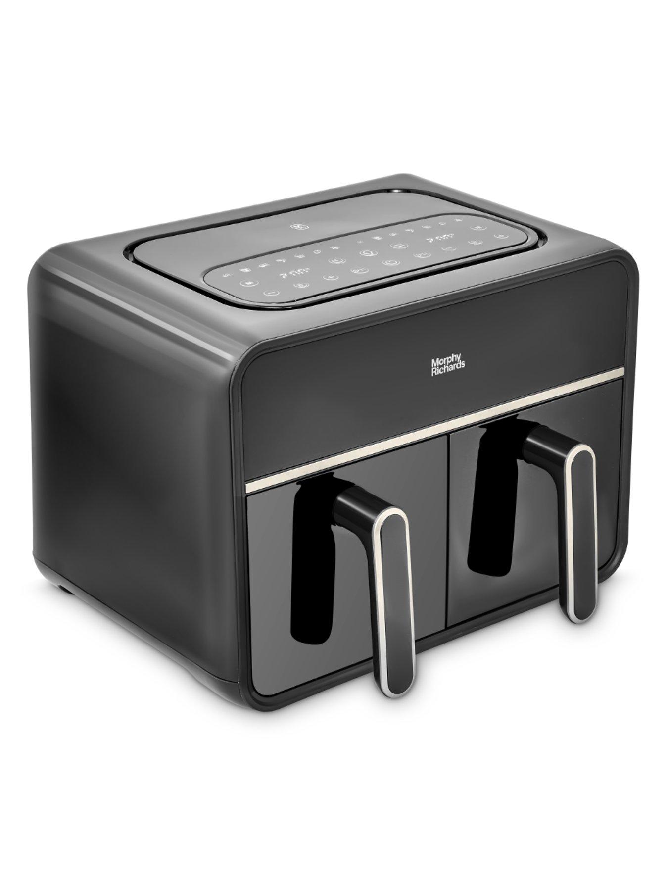 stillFront image of morphy-richards-dual-basket-air-fryer-72l-480020