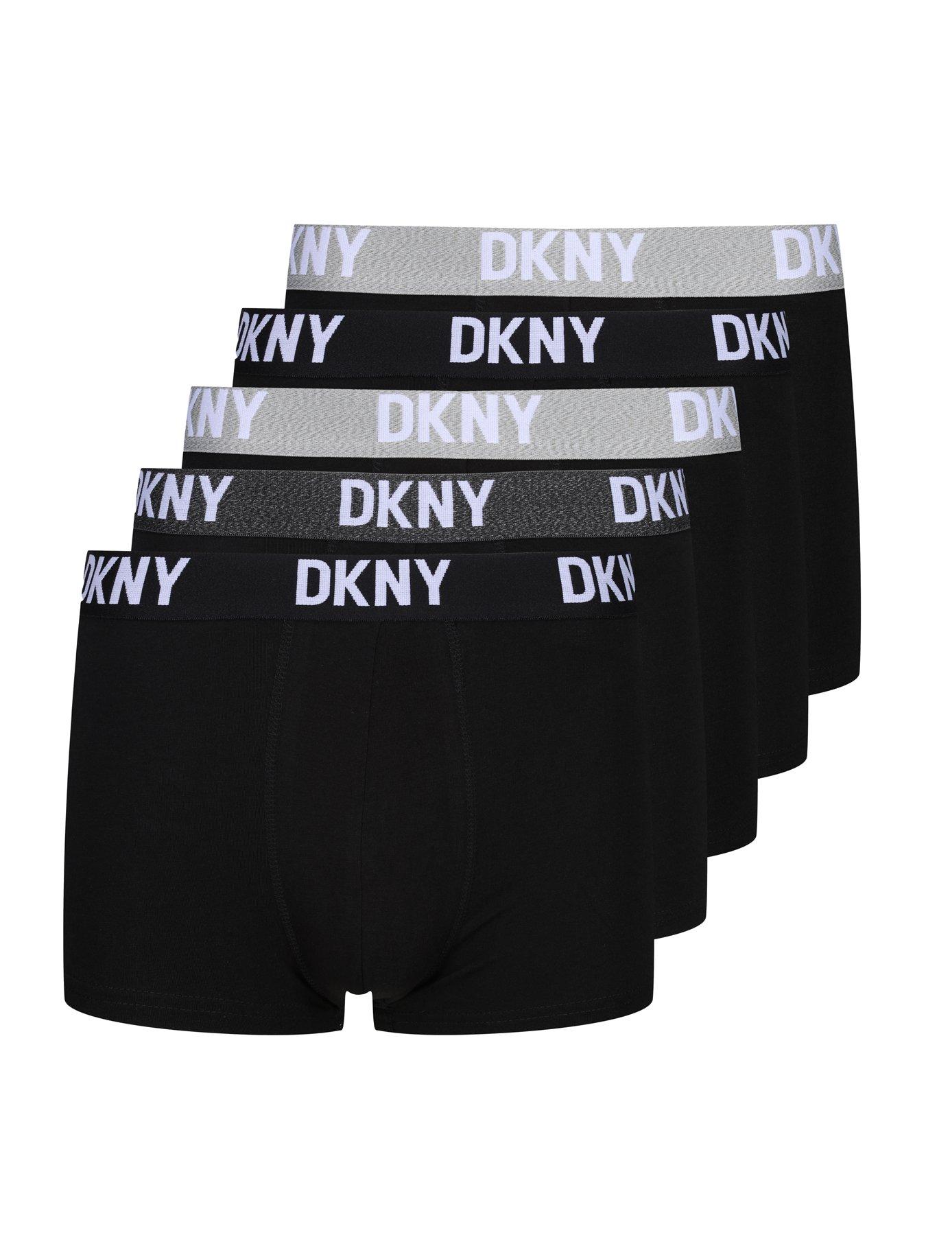 front image of dkny-portland-stretch-cotton-5-pack-trunks