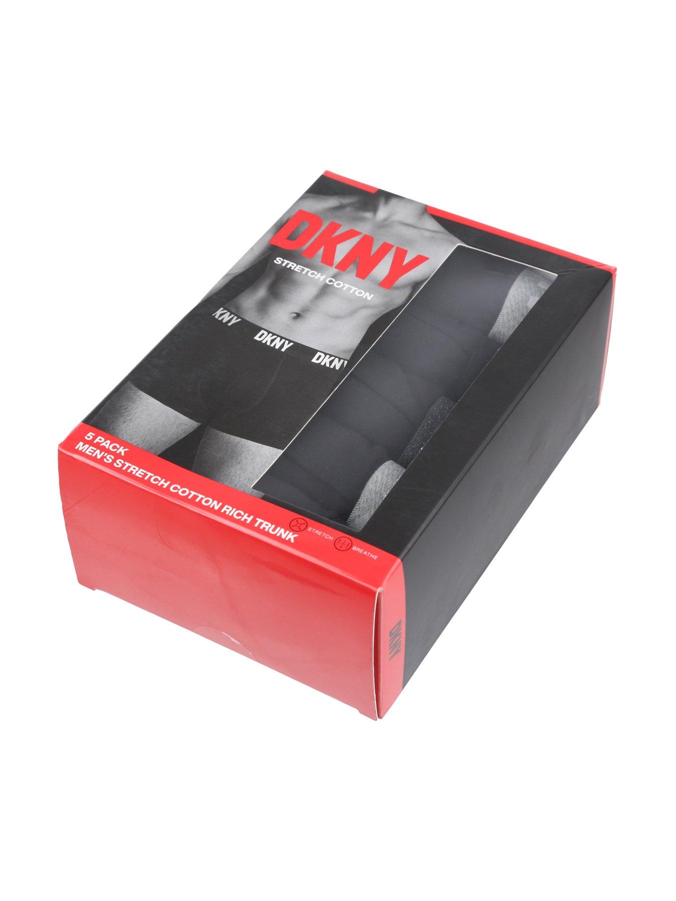  image of dkny-portland-stretch-cotton-5-pack-trunks