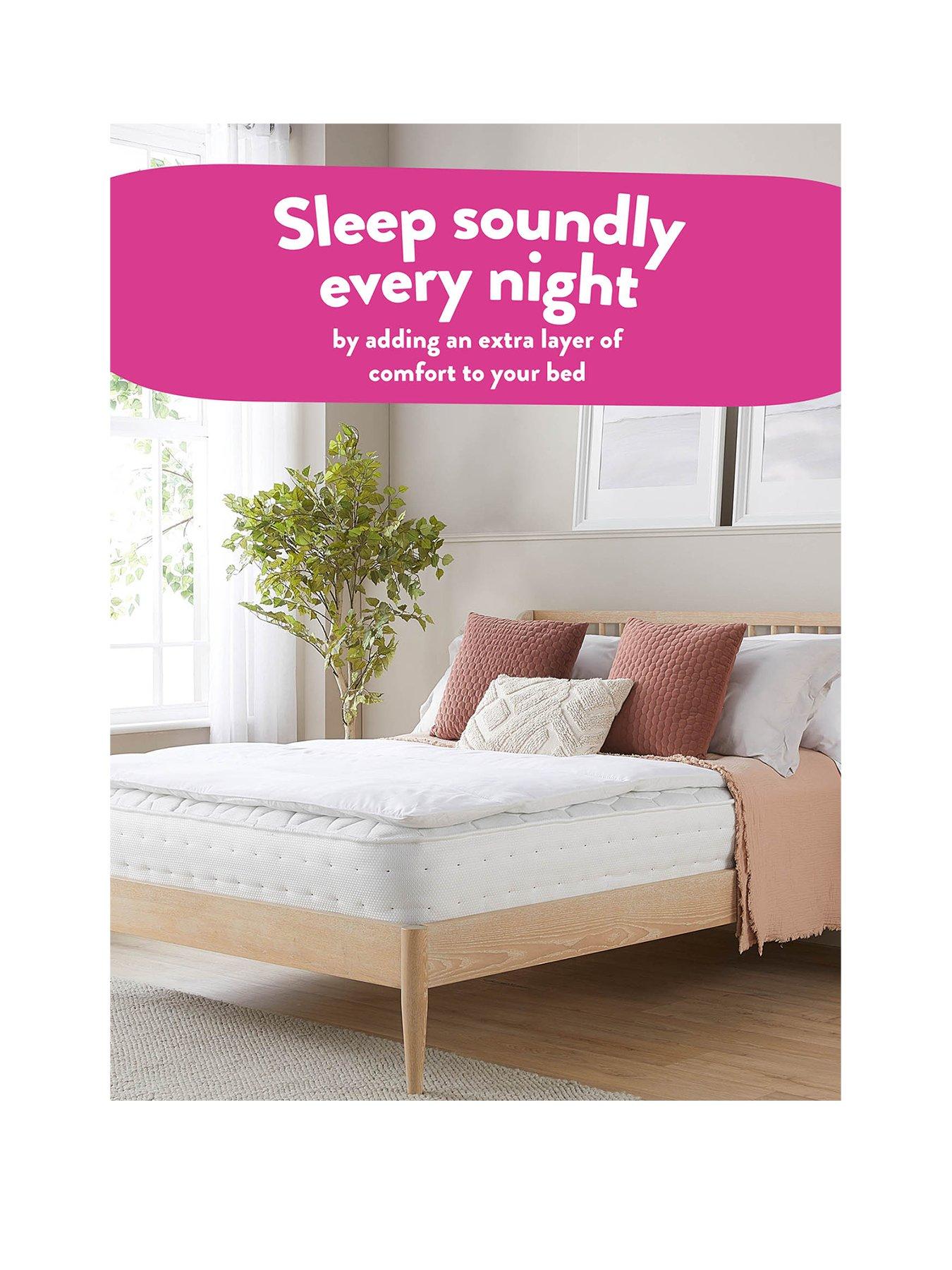 Slumberdown Sleep Soundly Mattress Topper White