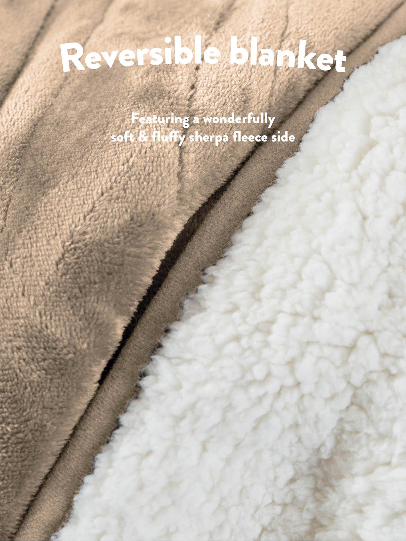  image of slumberdown-cosy-amp-snug-sherpa-fleece-heated-throw-natural