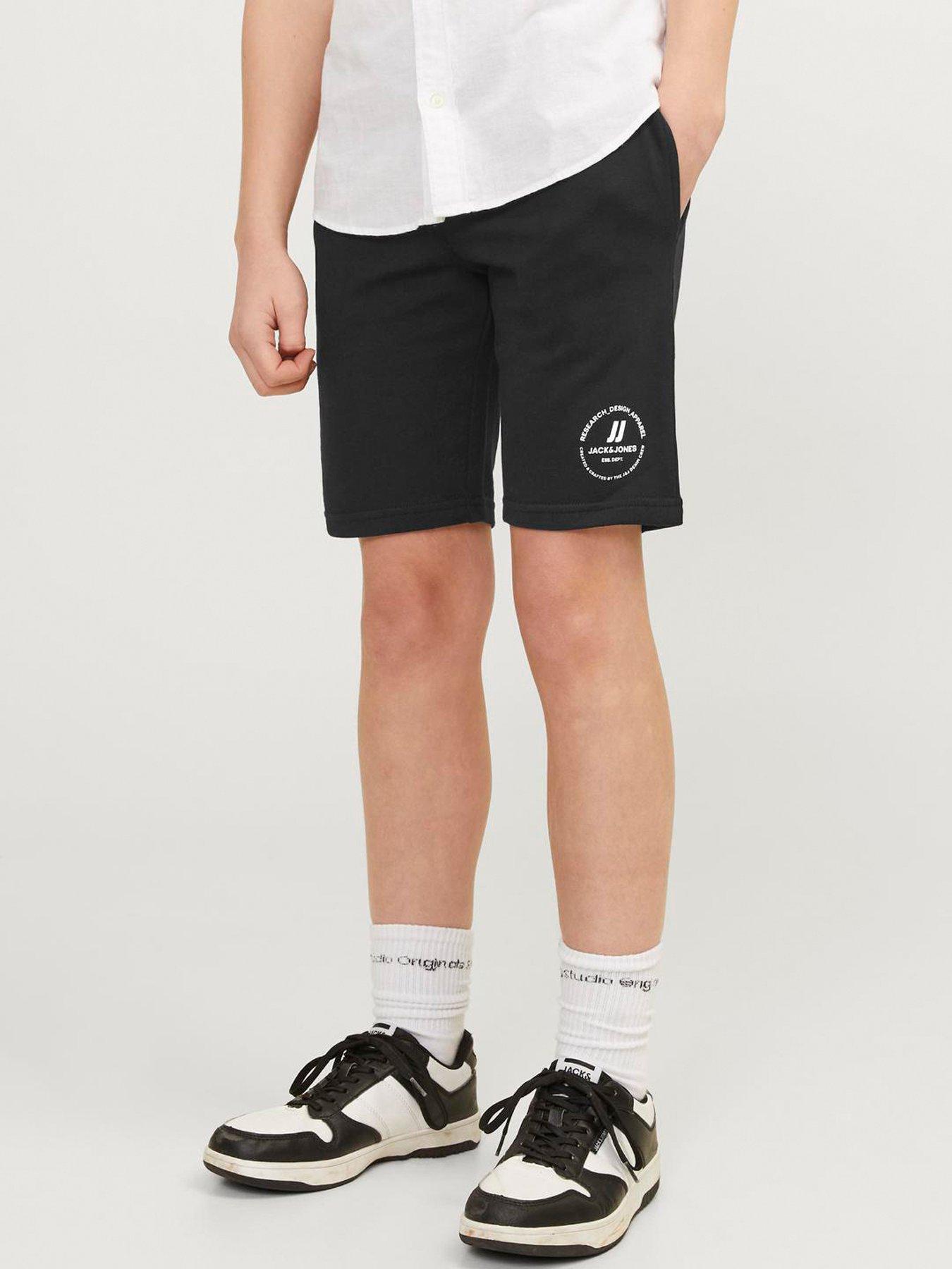 Jack & Jones Junior Boys Swift Sweat Shorts - Black