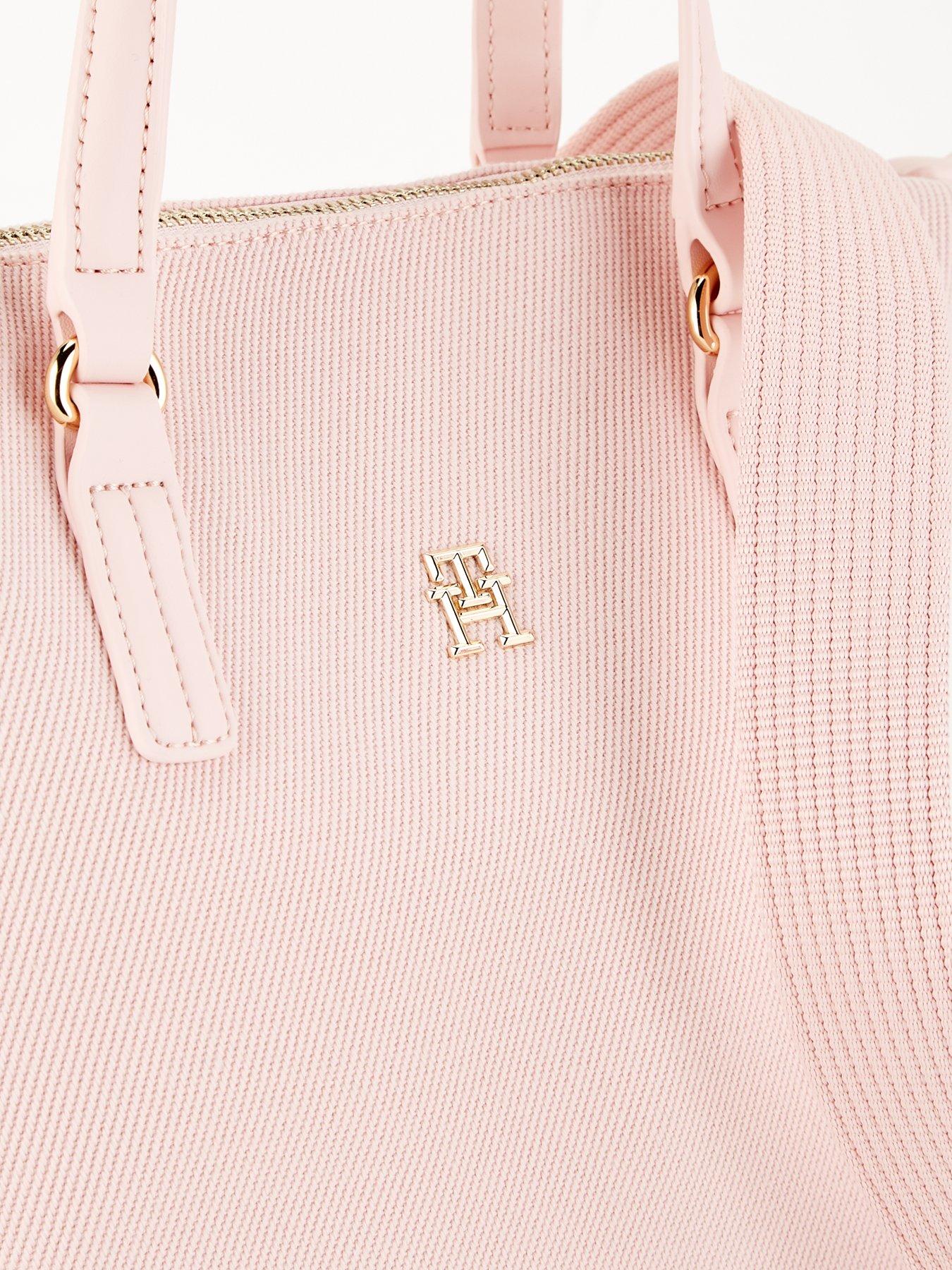 Tommy Hilfiger Canvas Small Tote Pink littlewoods