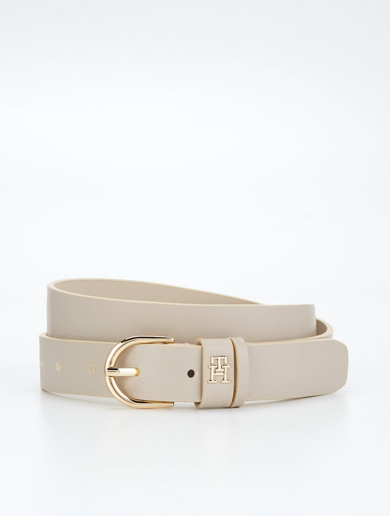 Tommy Hilfiger Essential Leather Belt - White