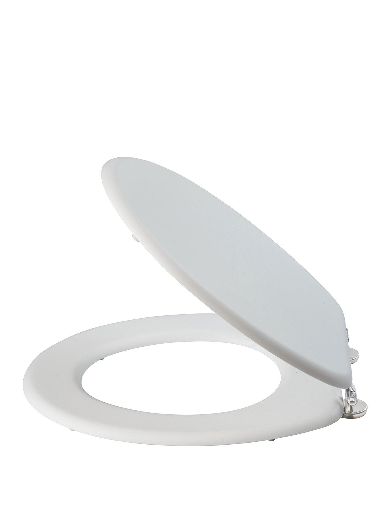 AQUALONA Soft Touch Toilet Seat – White