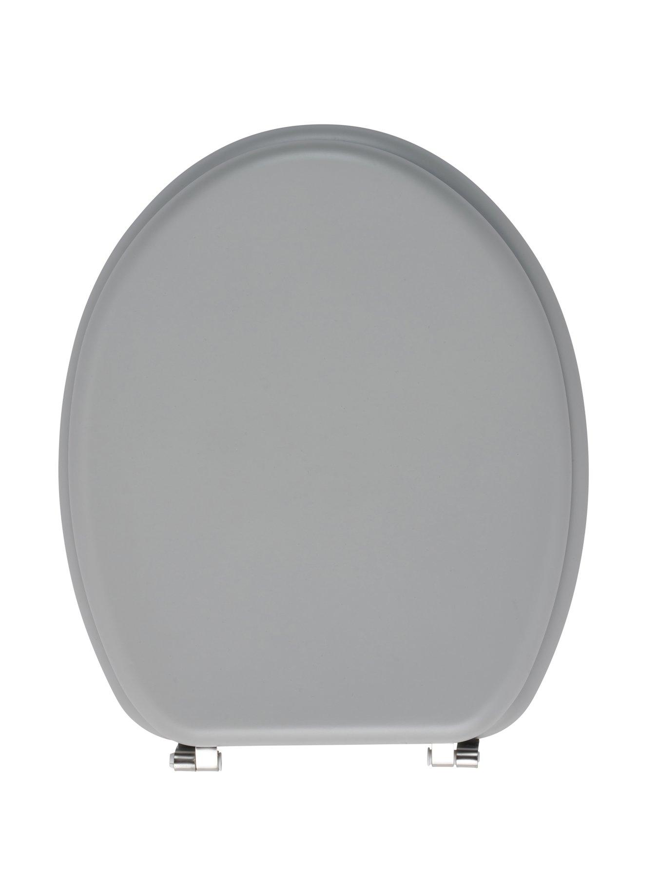 Image 4 of 4 of AQUALONA Soft Touch Toilet Seat &ndash; Grey