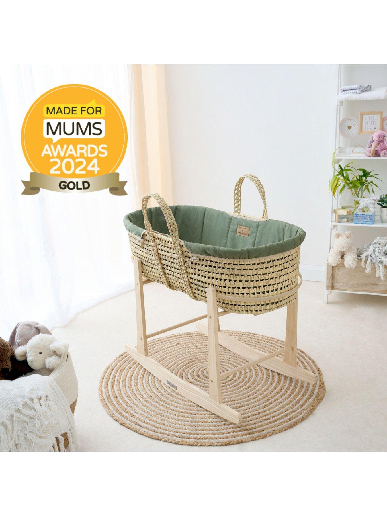 Moses basket and stand sale cheap
